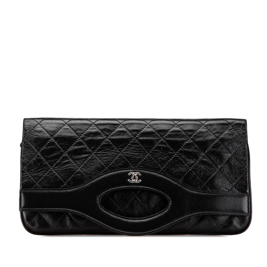 Chanel Shiny Crumpled Calfskin 31 Clutch Bag