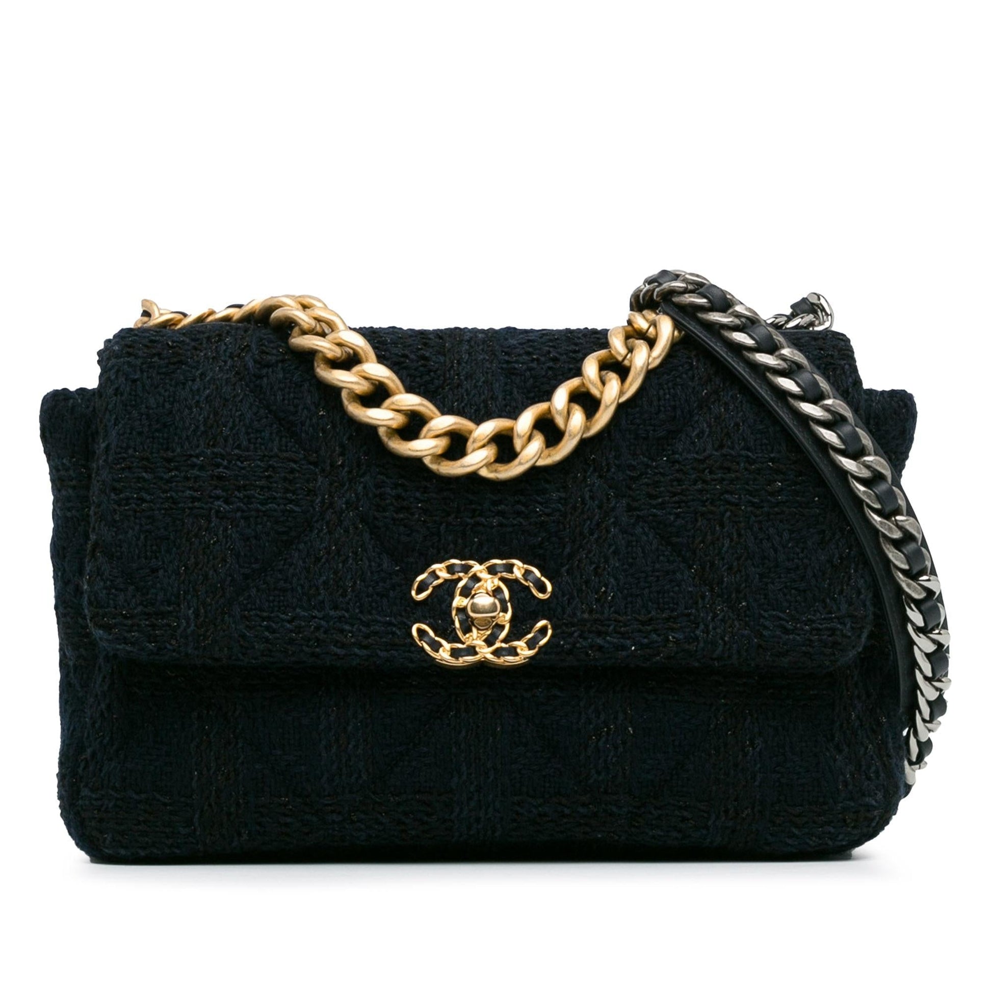 Chanel Tweed 19 Flap SHG-r20HmT Handbag