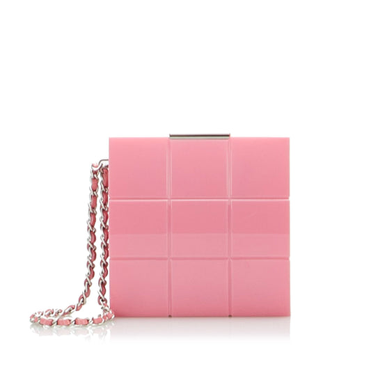 Chanel Lucite Minaudiere Perspex SHG-bfRp1G Clutch Bag