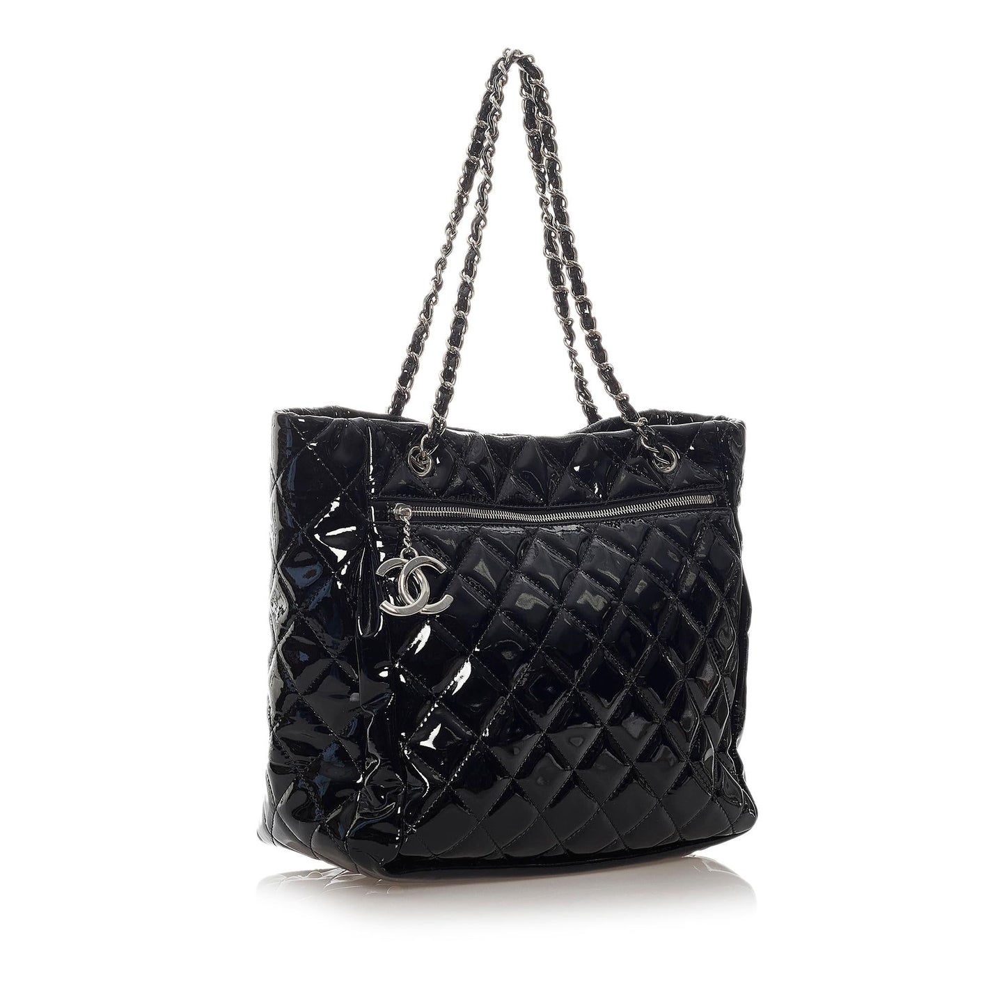 Chanel Matelasse Patent SHG Leather Tote Bag