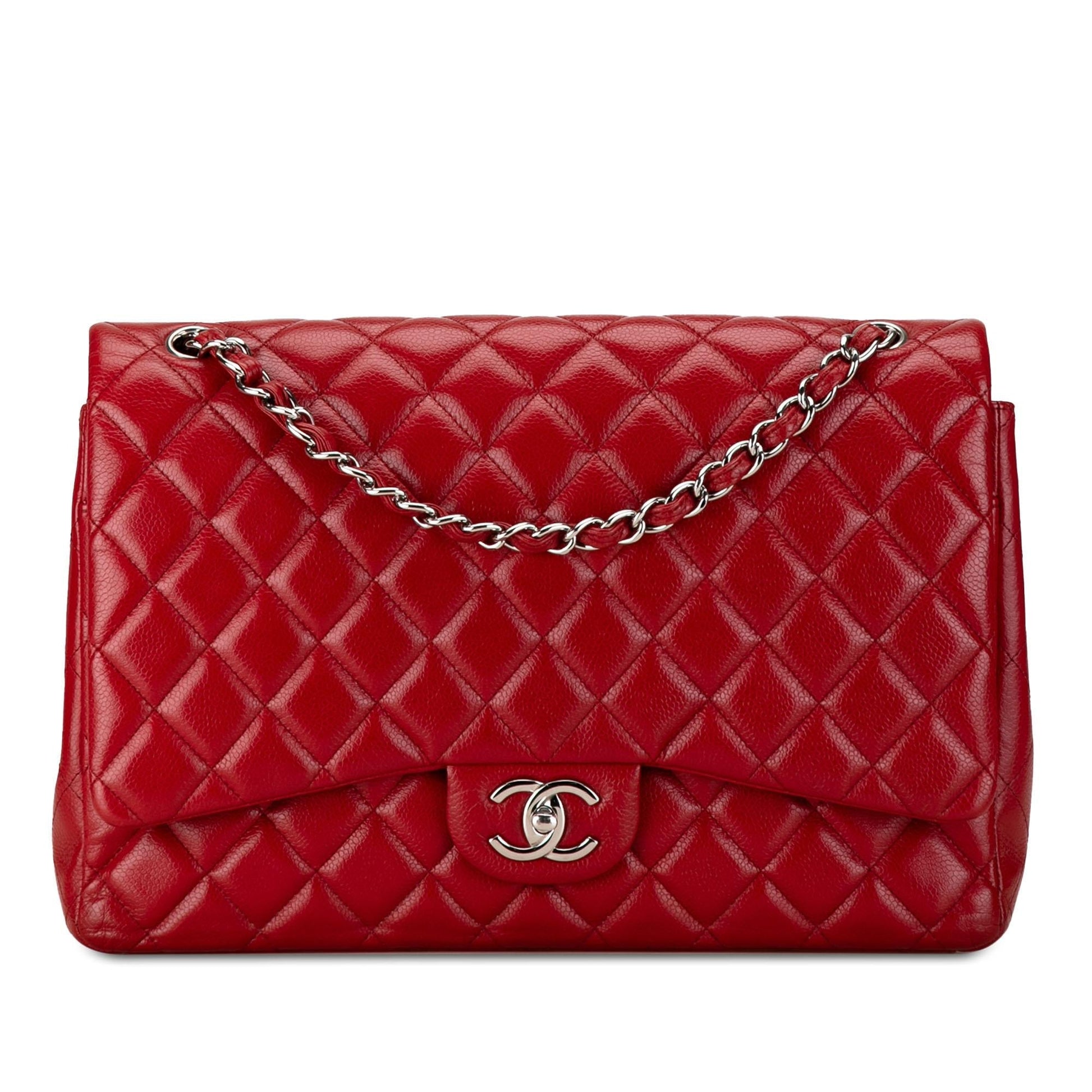 Chanel Maxi Classic Caviar Double Flap SHG-5RHsXh Handbag