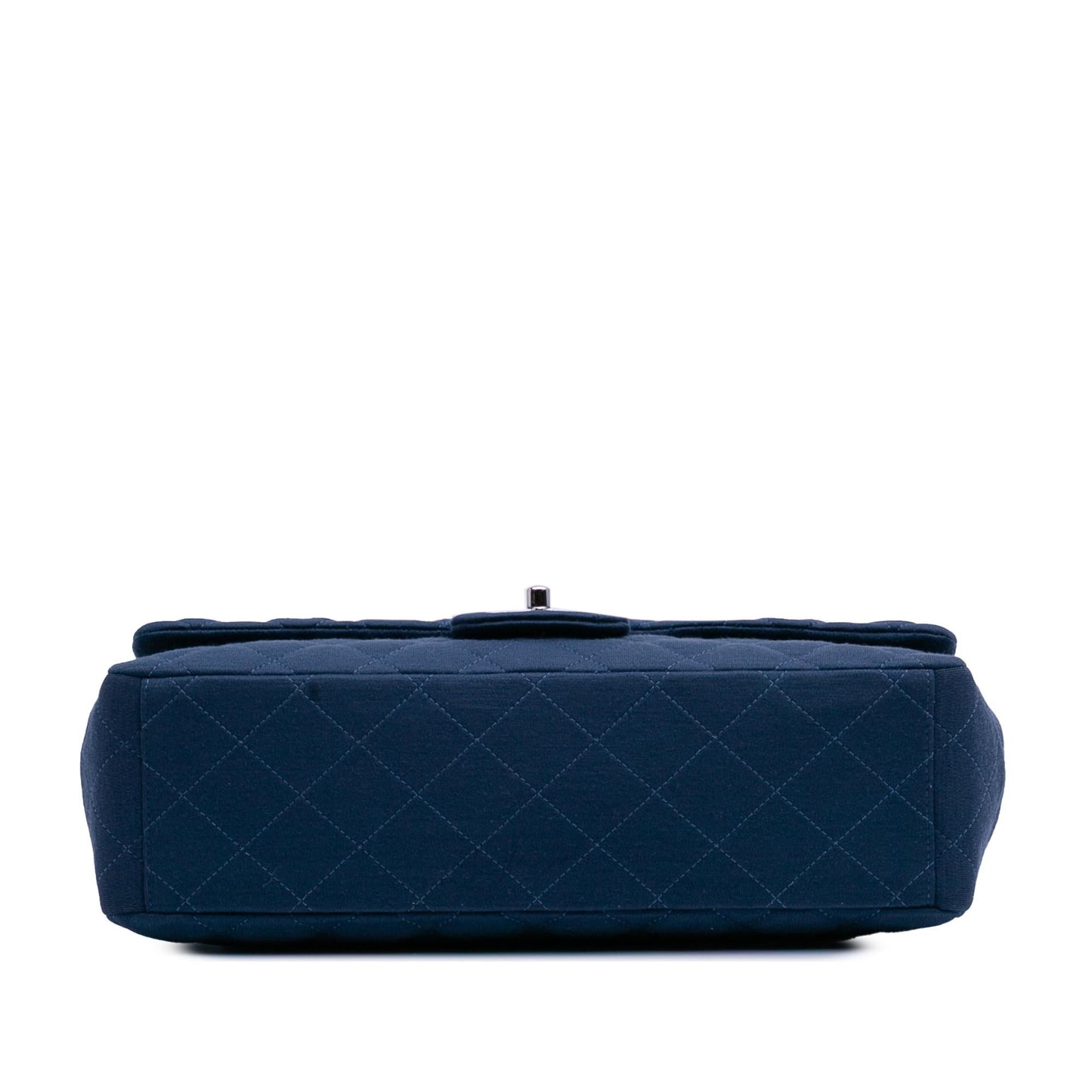 Chanel Maxi Classic Jersey Single Flap Handbag Flap 1
