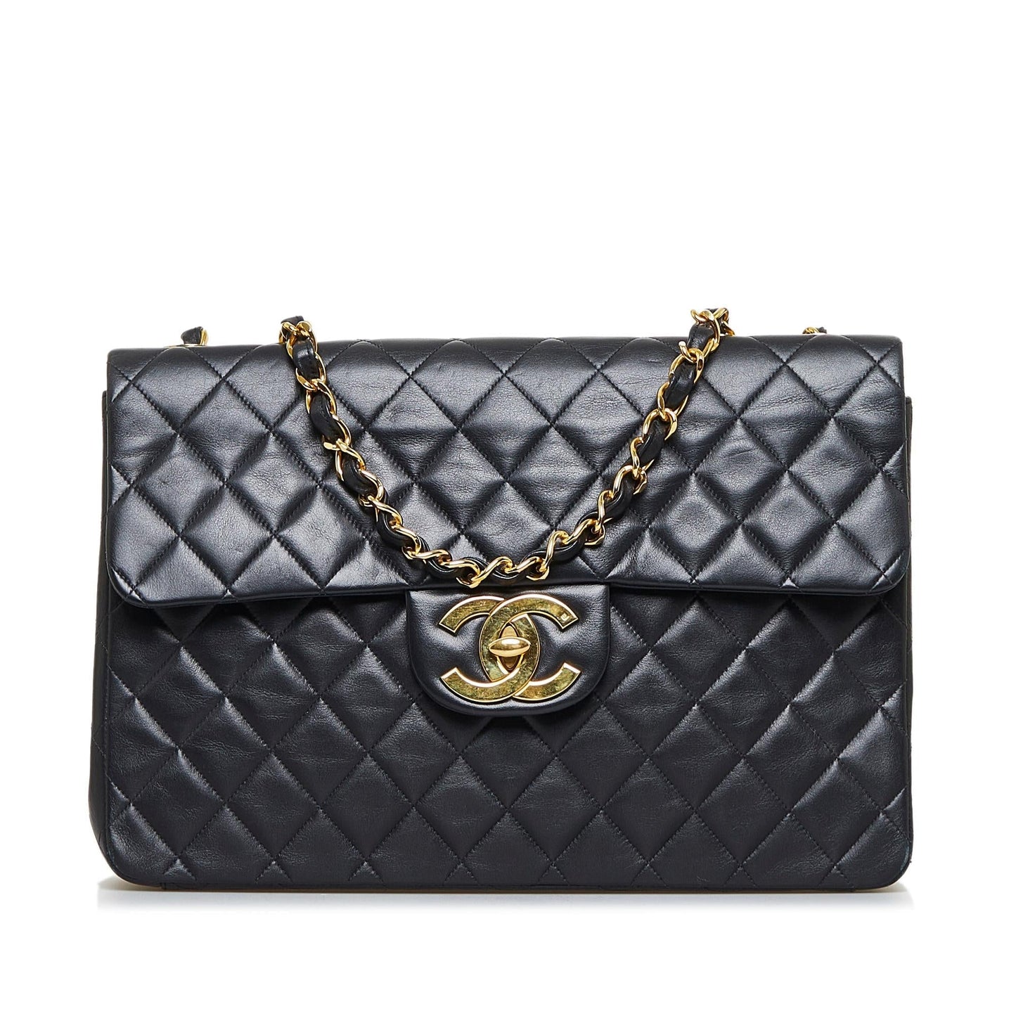 Chanel Maxi Classic Lambskin Double Flap SHG-qfalWR Handbag