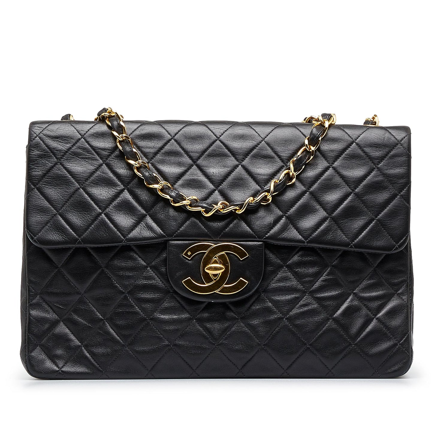 Chanel Maxi Classic Lambskin Double Flap SHG-V4WtgE Handbag