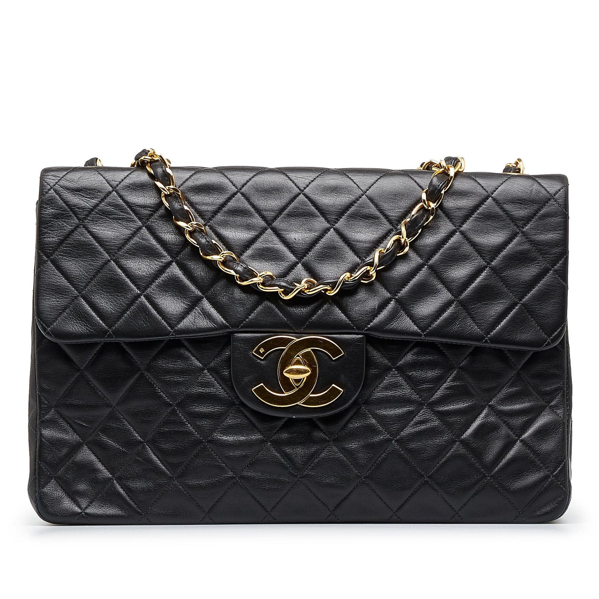 Chanel Maxi Classic Lambskin Double Flap SHG-V4WtgE Handbag