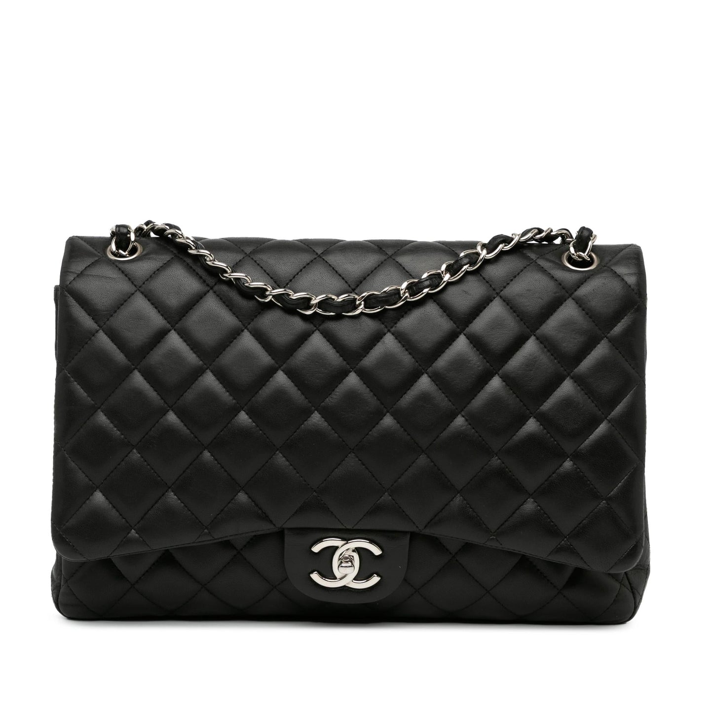 Chanel Maxi Classic Lambskin Double Flap SHG-5E7enw Handbag