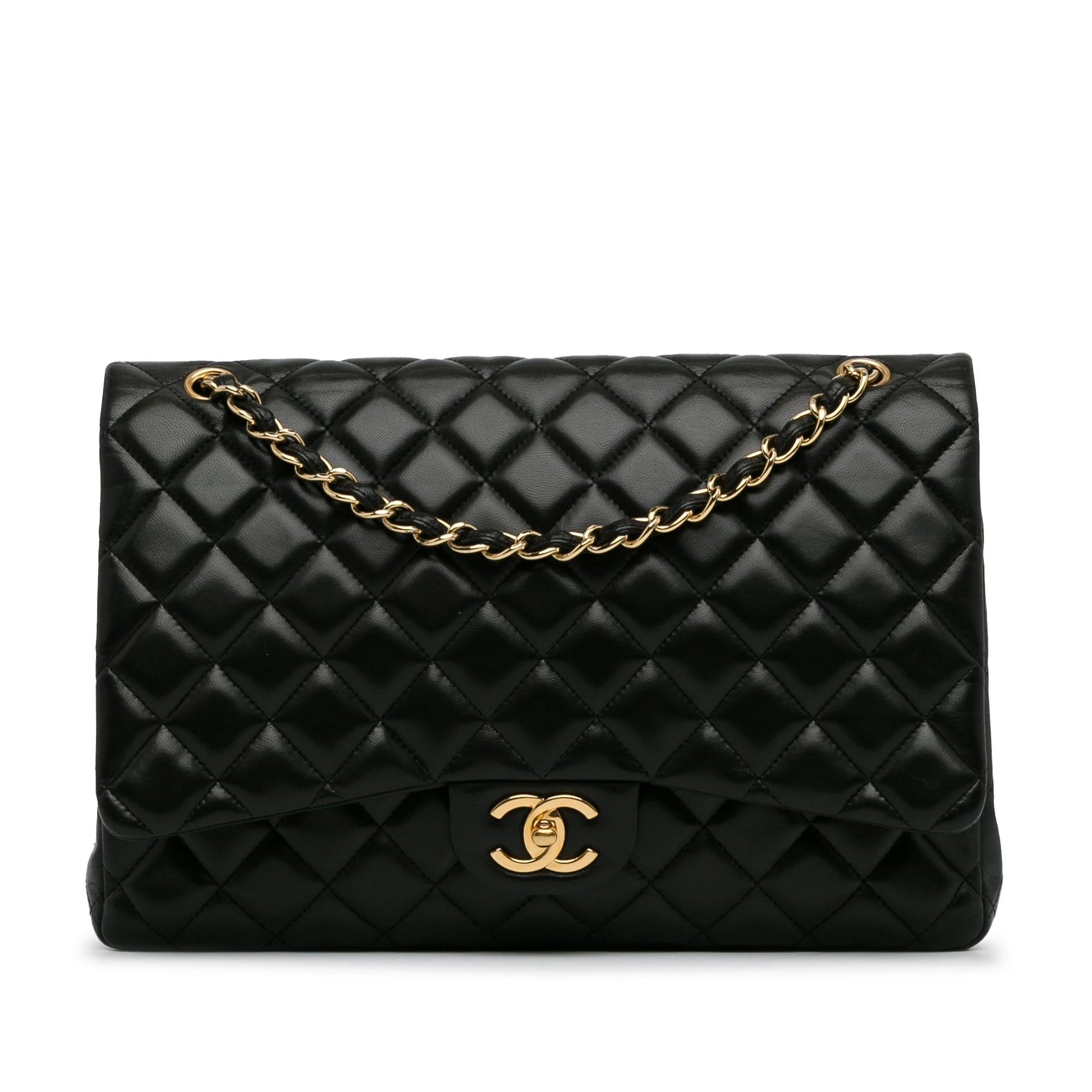 Chanel Maxi Classic Lambskin Double Flap SHG-UilY6L Handbag