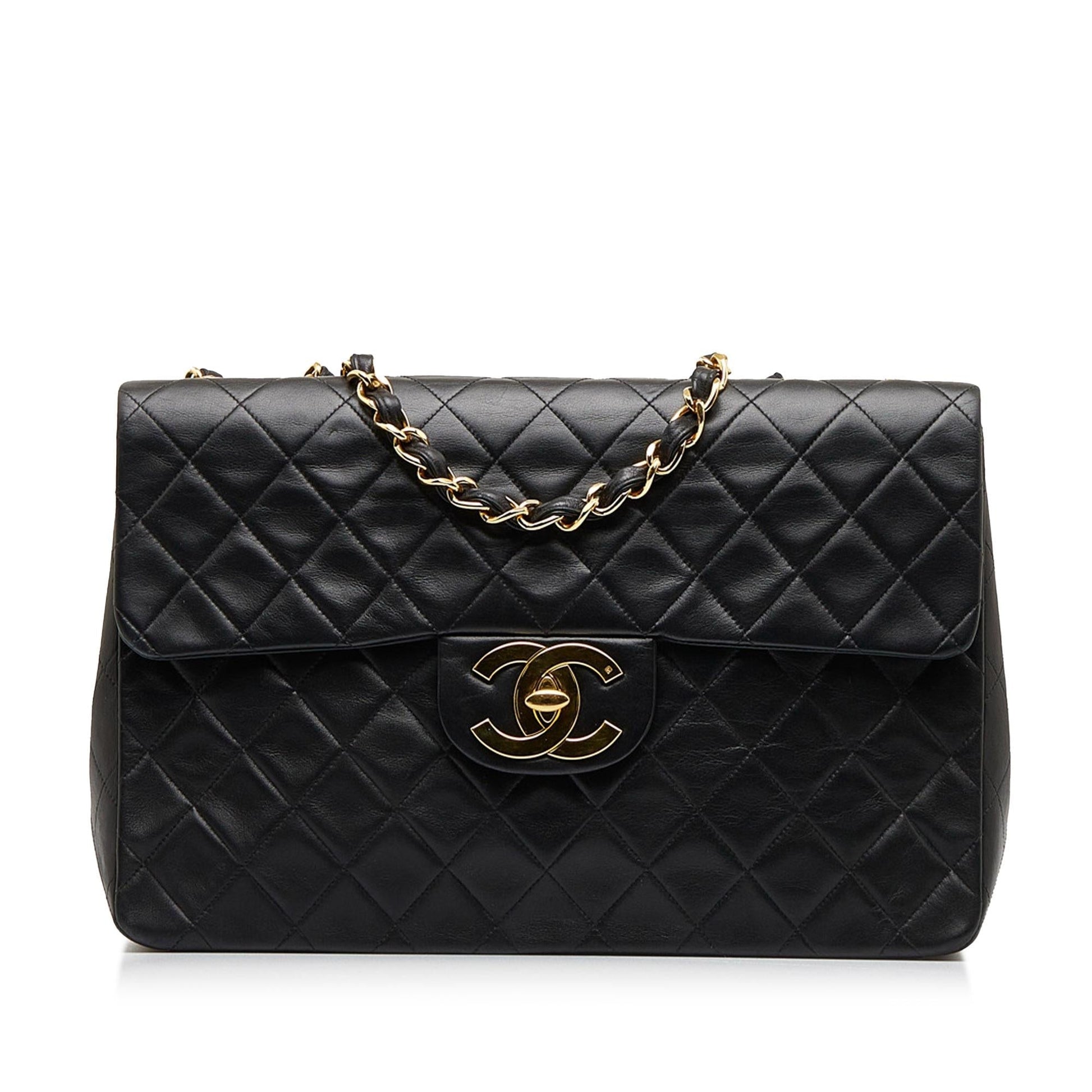 Chanel Maxi Classic Lambskin Single Flap SHG-7MuYXe Handbag