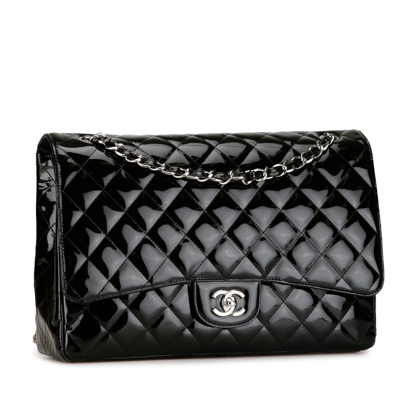 Chanel Maxi Classic Patent Single Flap SHG-eigFNa Handbag