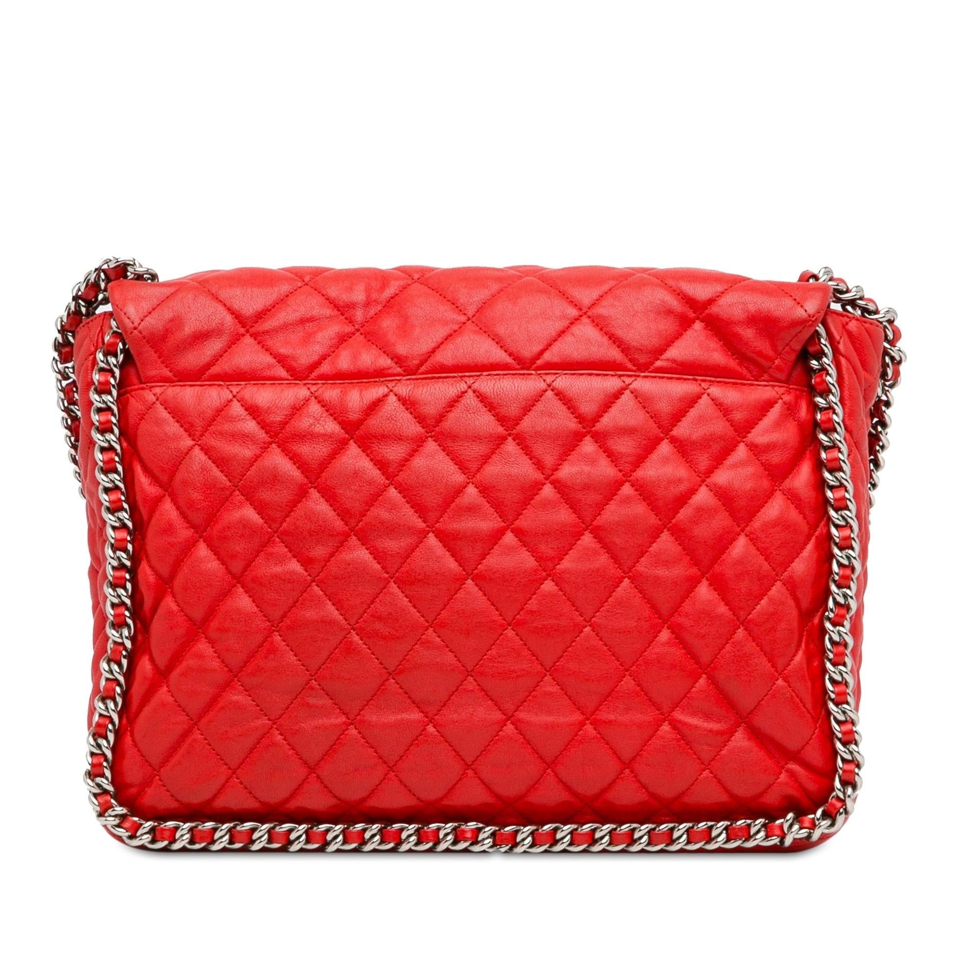 Chanel Maxi Washed Lambskin Around Flap SHG-CaYHus Handbag