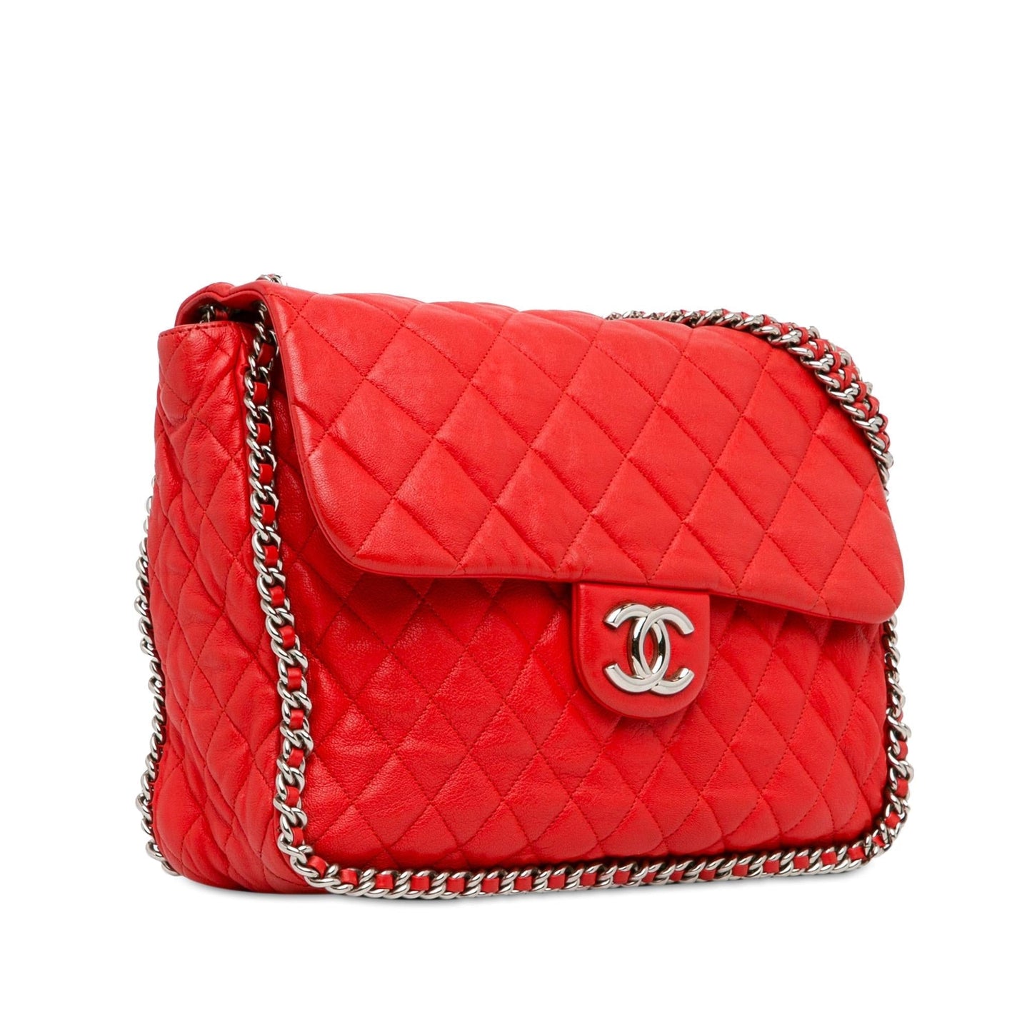 Chanel Maxi Washed Lambskin Around Flap SHG-CaYHus Handbag