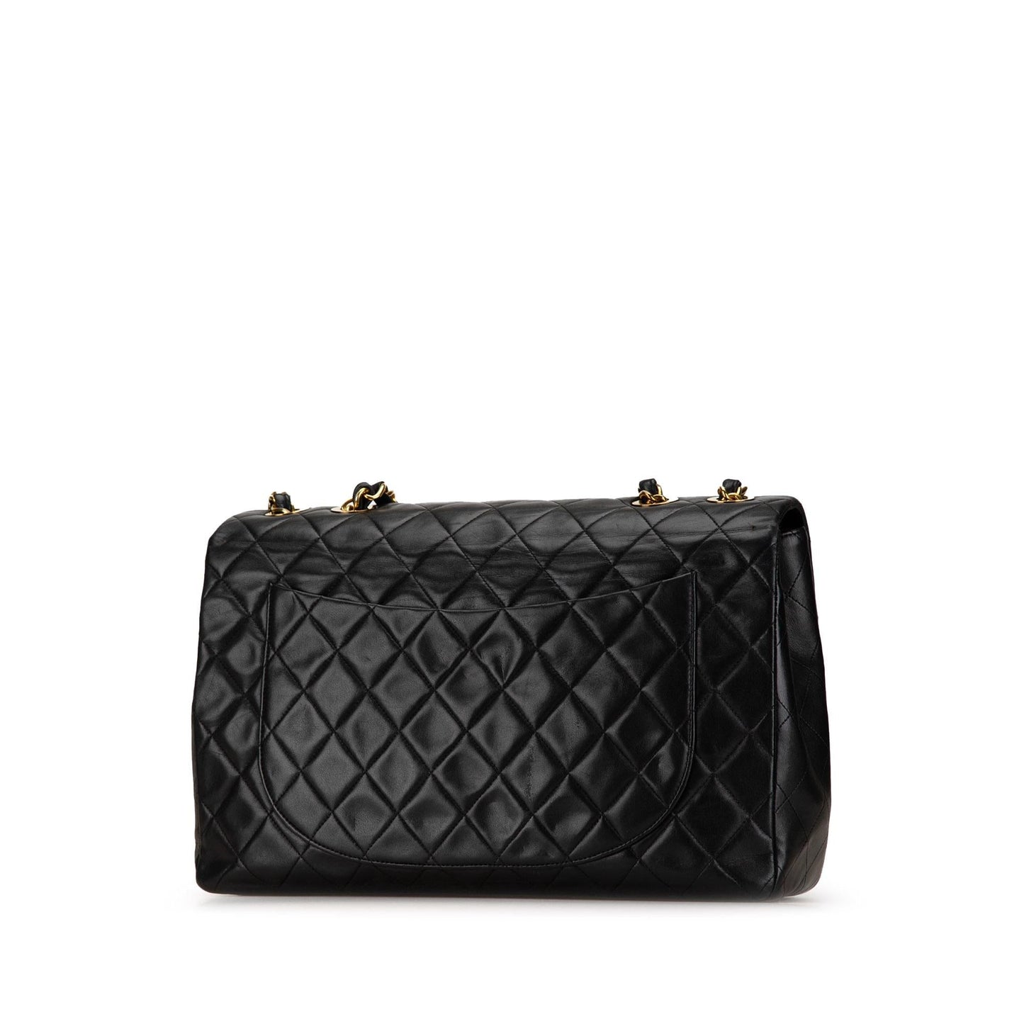 Chanel Maxi XL Classic Lambskin Single Flap Handbag