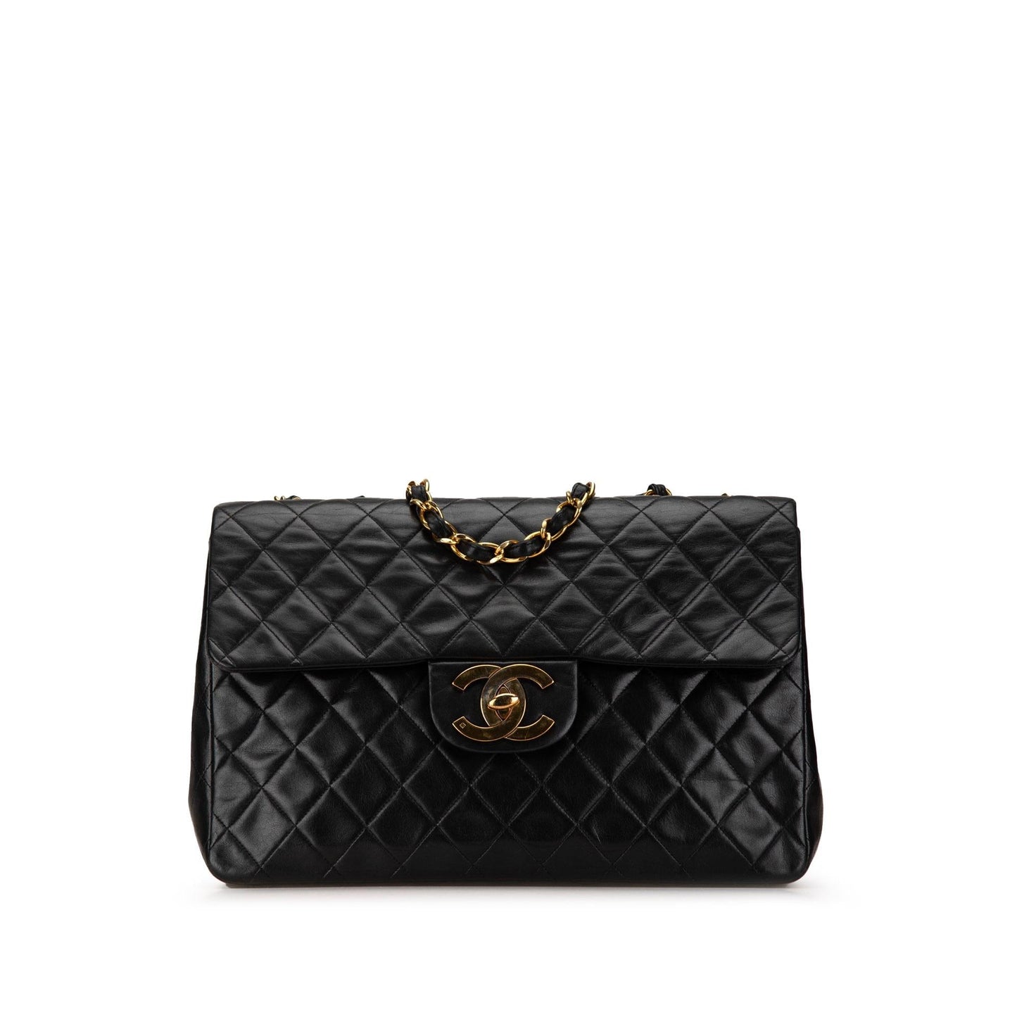 Chanel Maxi XL Lambskin Single Flap SHG-tOpnx7 Handbag