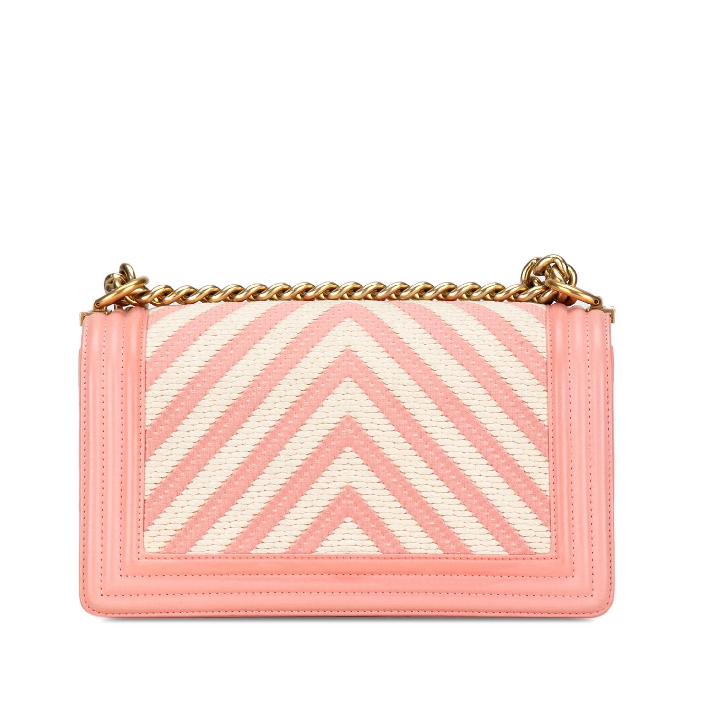Chanel Braided Chevron Boy Flap SHG-9hhRjC Handbag