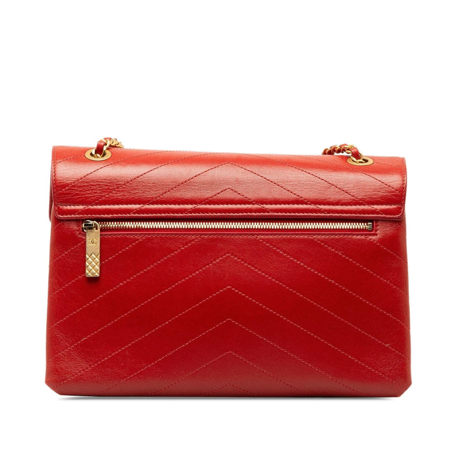 Chanel CC Chevron Lambskin Envelope Flap SHG-k9drR3 Handbag