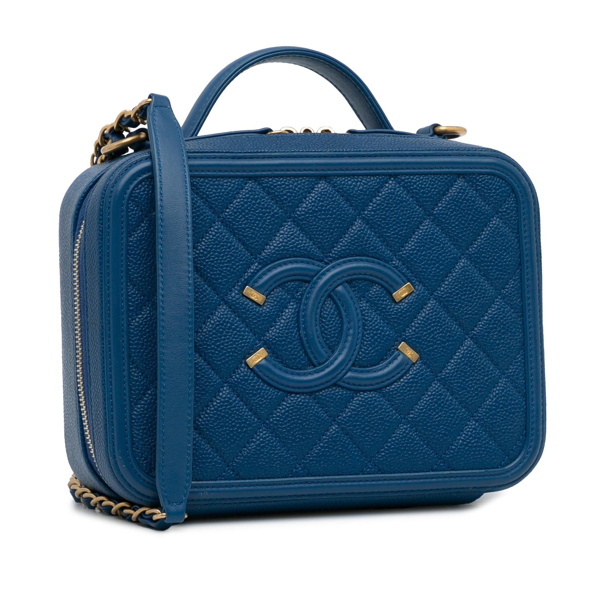Chanel CC Filigree Caviar Vanity SHG-hDYH99 Handbag