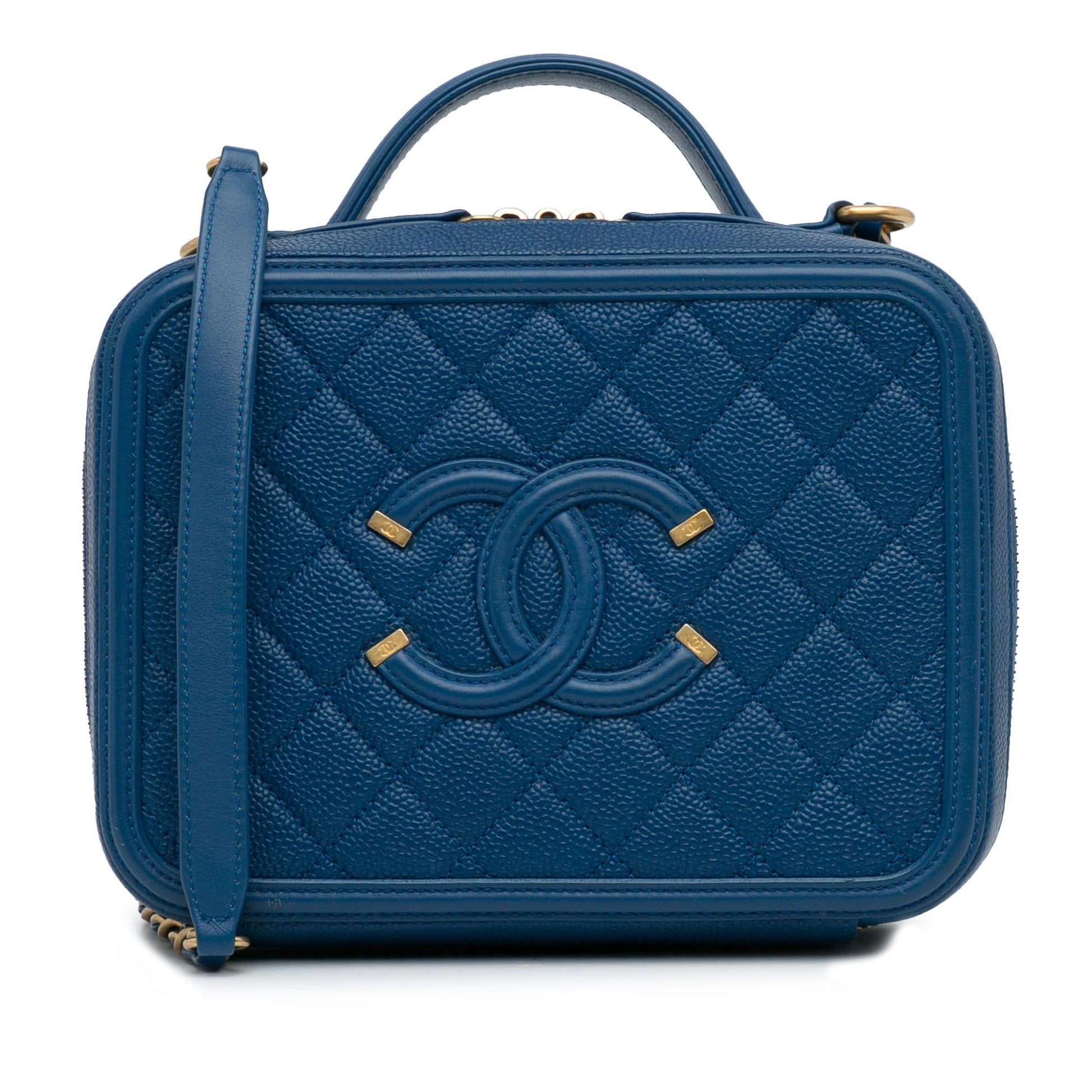 Chanel CC Filigree Caviar Vanity SHG-R0dFDb Handbag