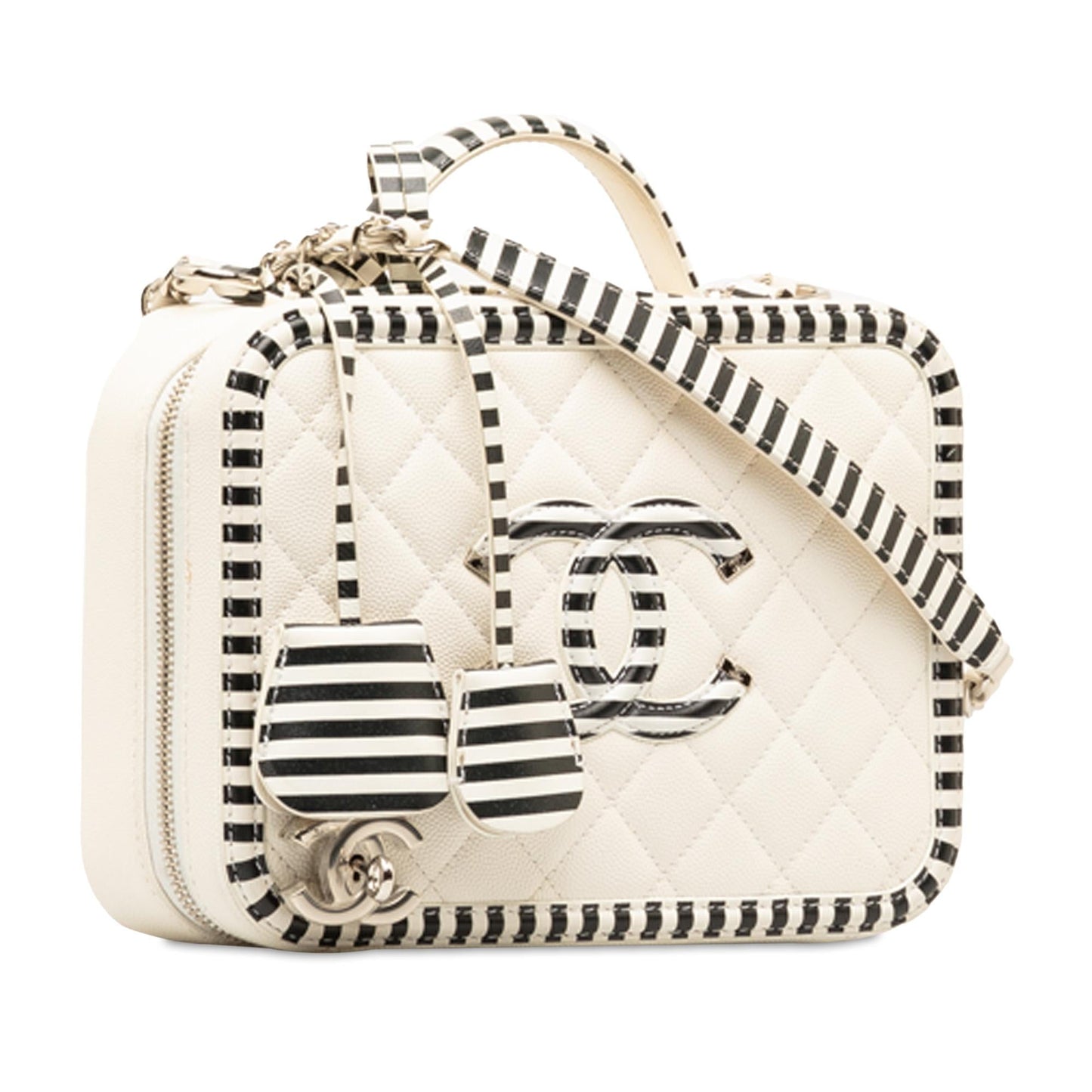 Chanel Caviar CC Filigree Vanity SHG-HPGDYu Handbag