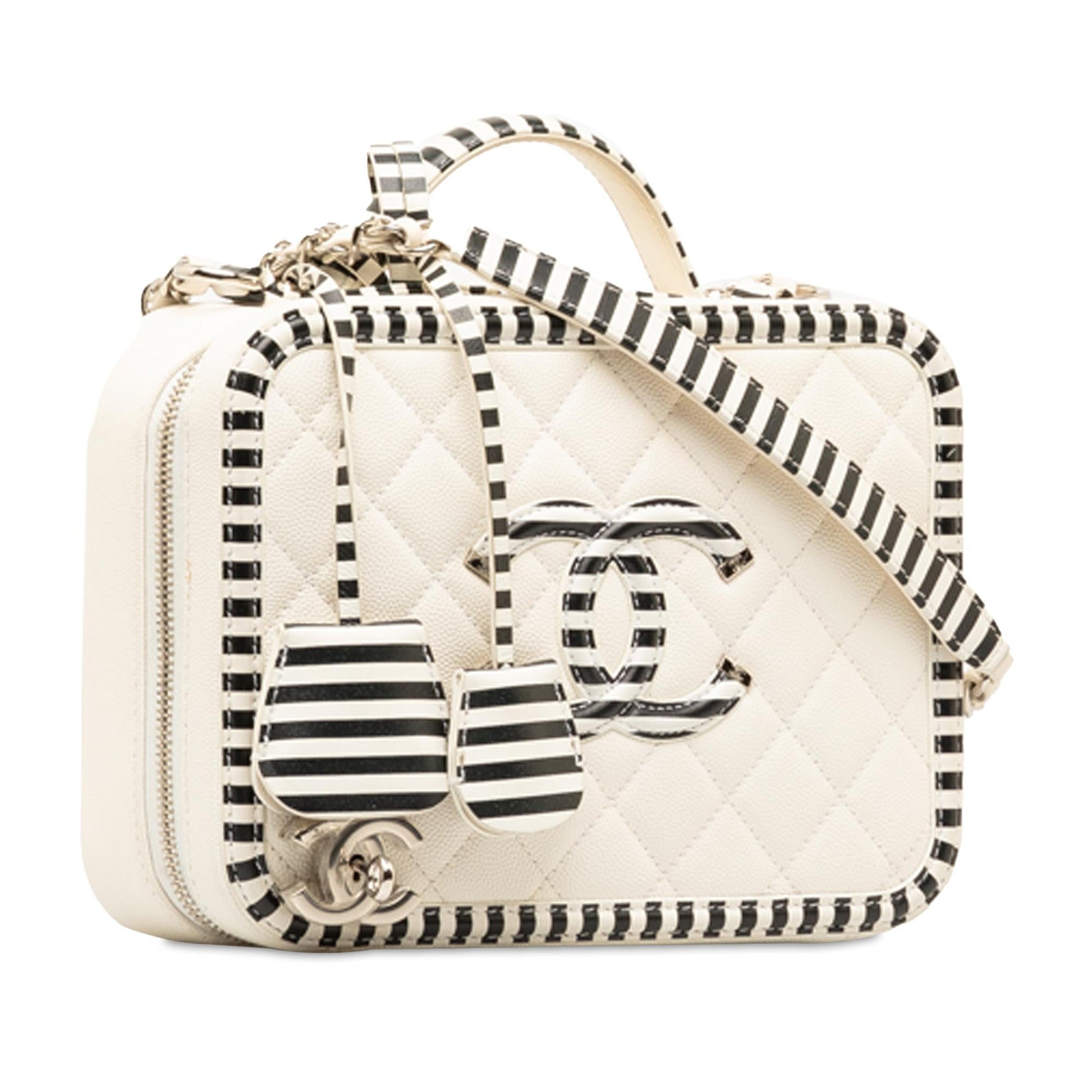 Chanel Caviar CC Filigree Vanity SHG-HPGDYu Handbag