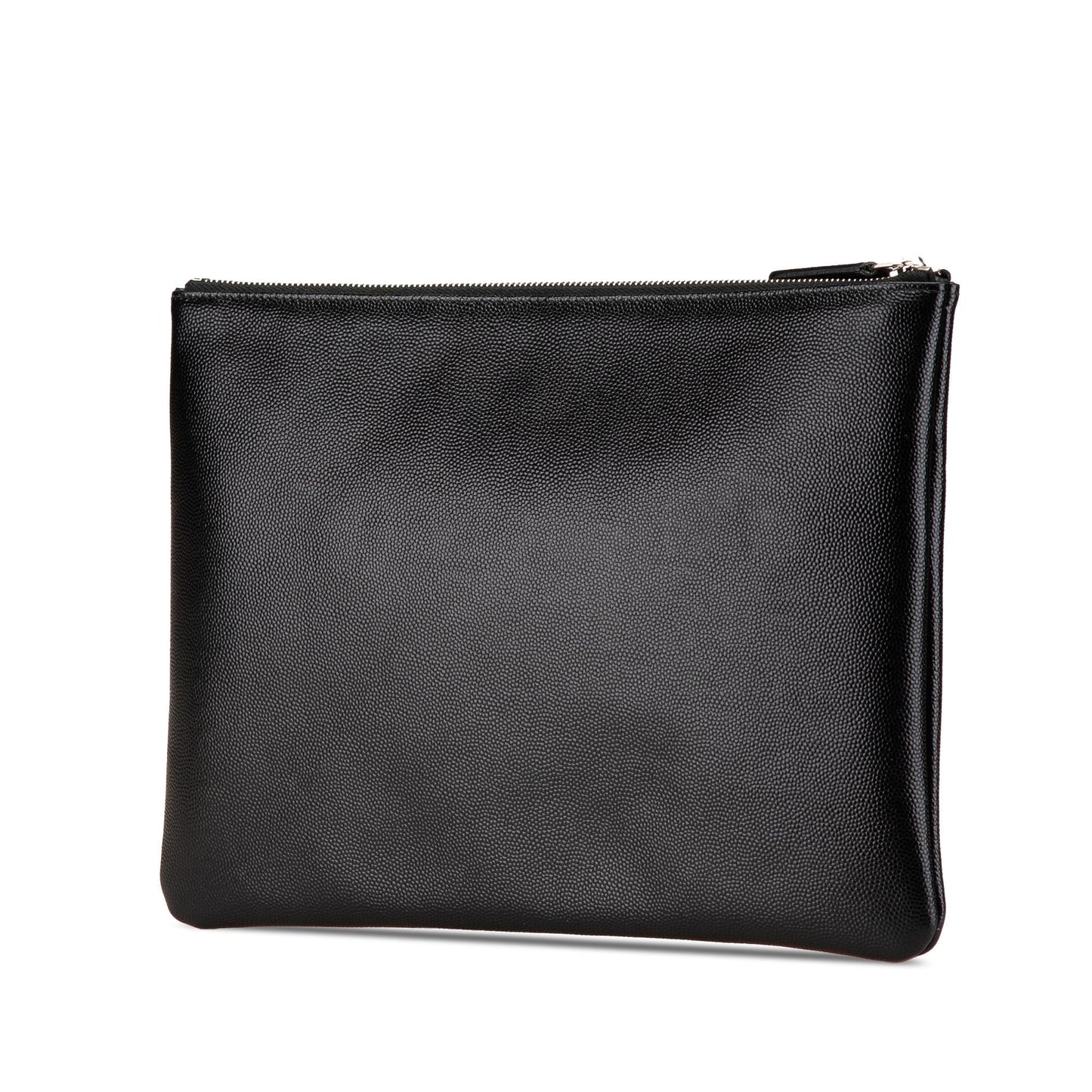 Chanel Caviar Deauville Studded O Clutch Bag