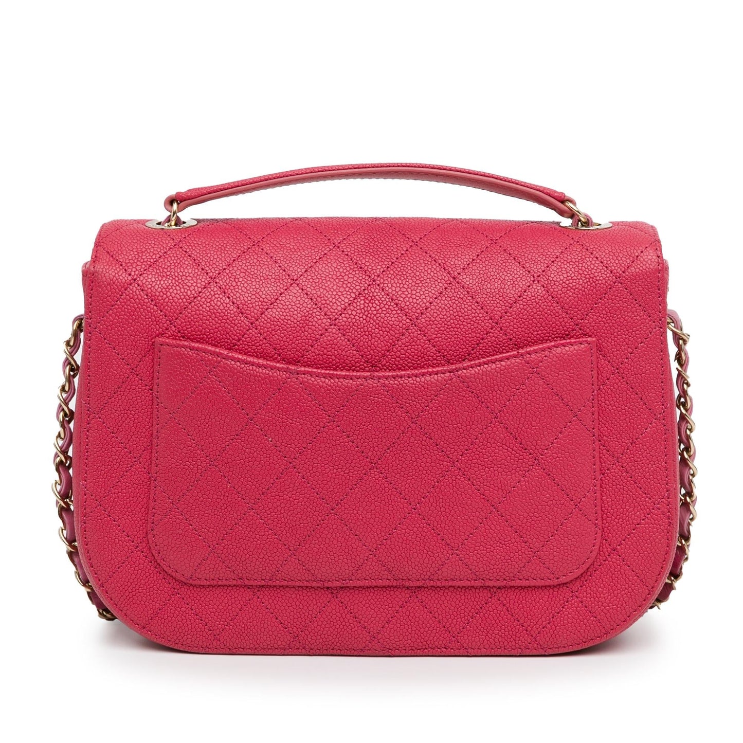 Chanel Caviar Paris Cuba Thread Around Flap Handbag Shg Nmjwmk