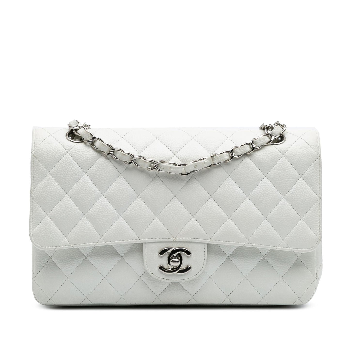 Chanel Classic Caviar Double Flap Handbag Flap 5