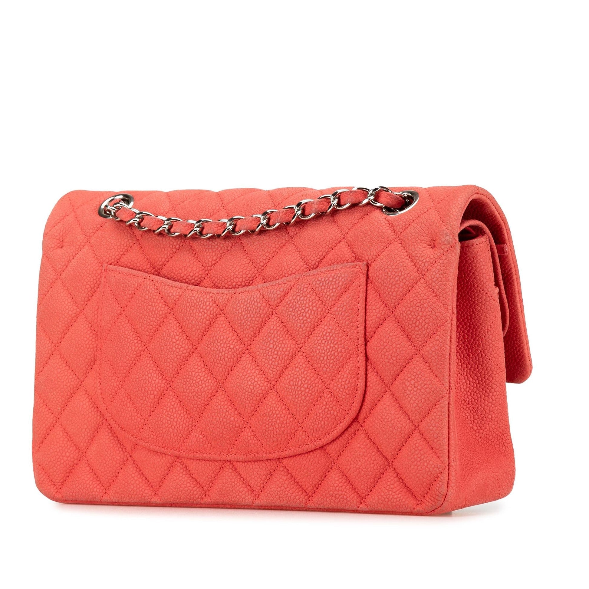 Chanel Classic Caviar Double Flap Handbag Flap 10