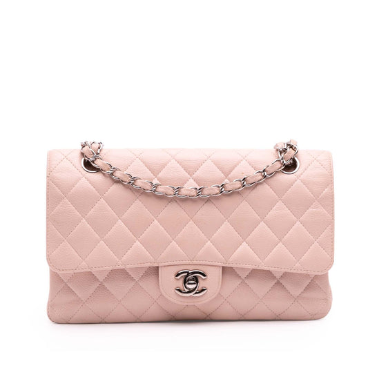 Chanel Classic Caviar Double Flap Handbag Flap 11