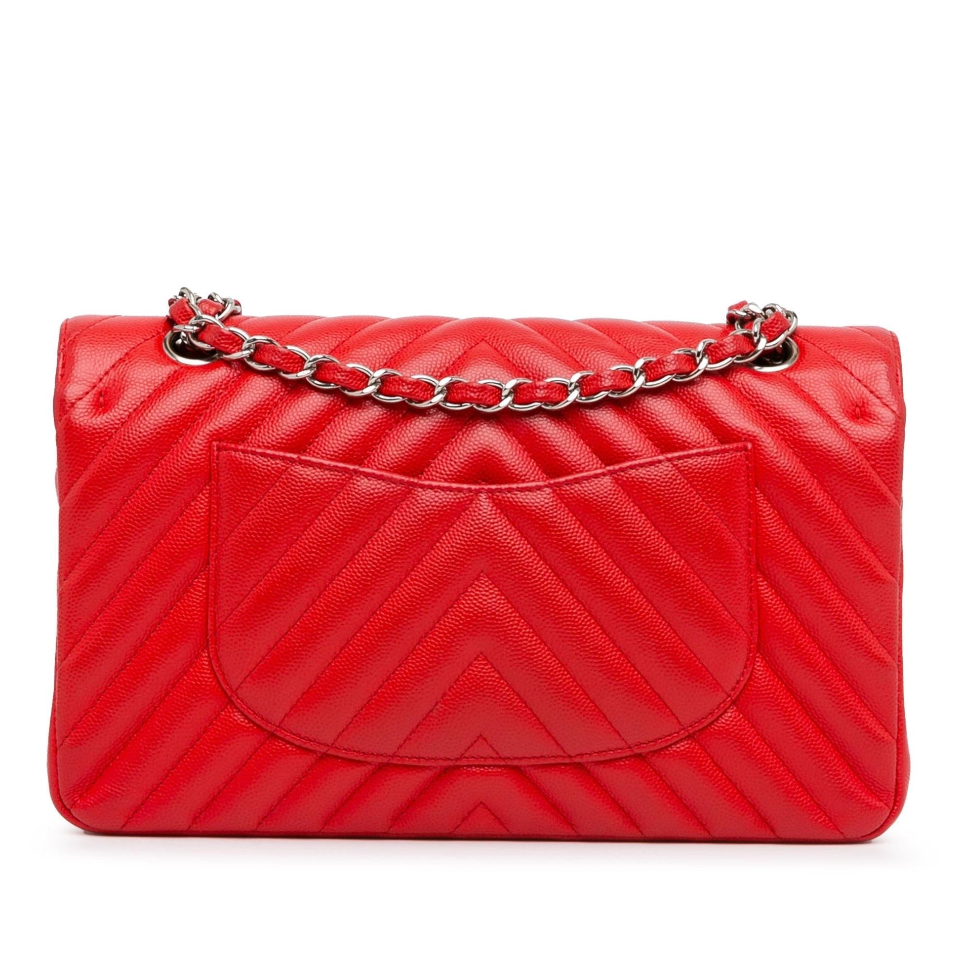 Chanel Classic Chevron Caviar Double Flap SHG-Cx8LmL Handbag