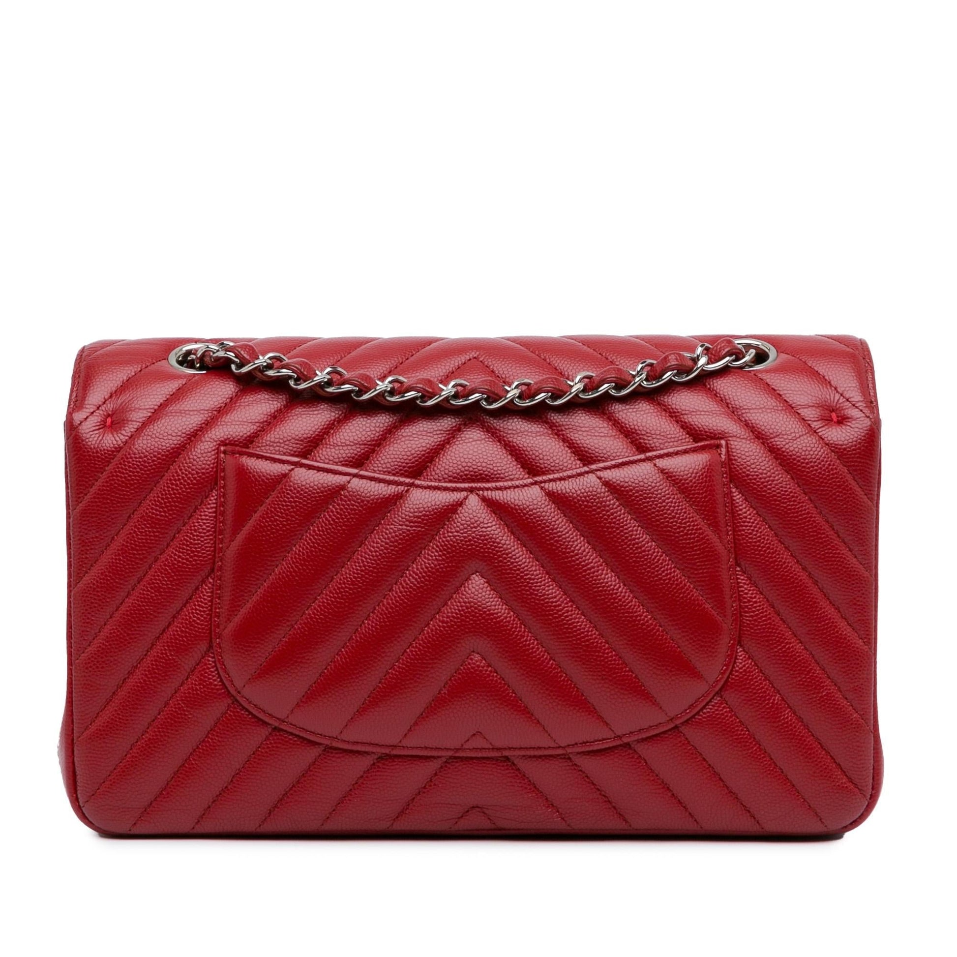 Chanel Classic Chevron Caviar Double Flap SHG-cCtiFC Handbag