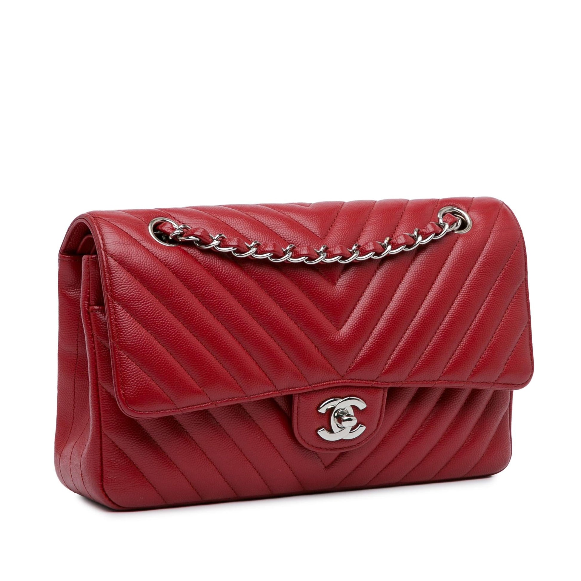 Chanel Classic Chevron Caviar Double Flap SHG-cCtiFC Handbag