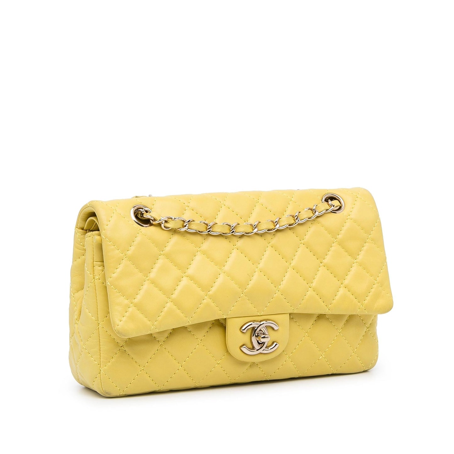 Chanel Classic Double Stitch Calfskin Double Flap Handbag