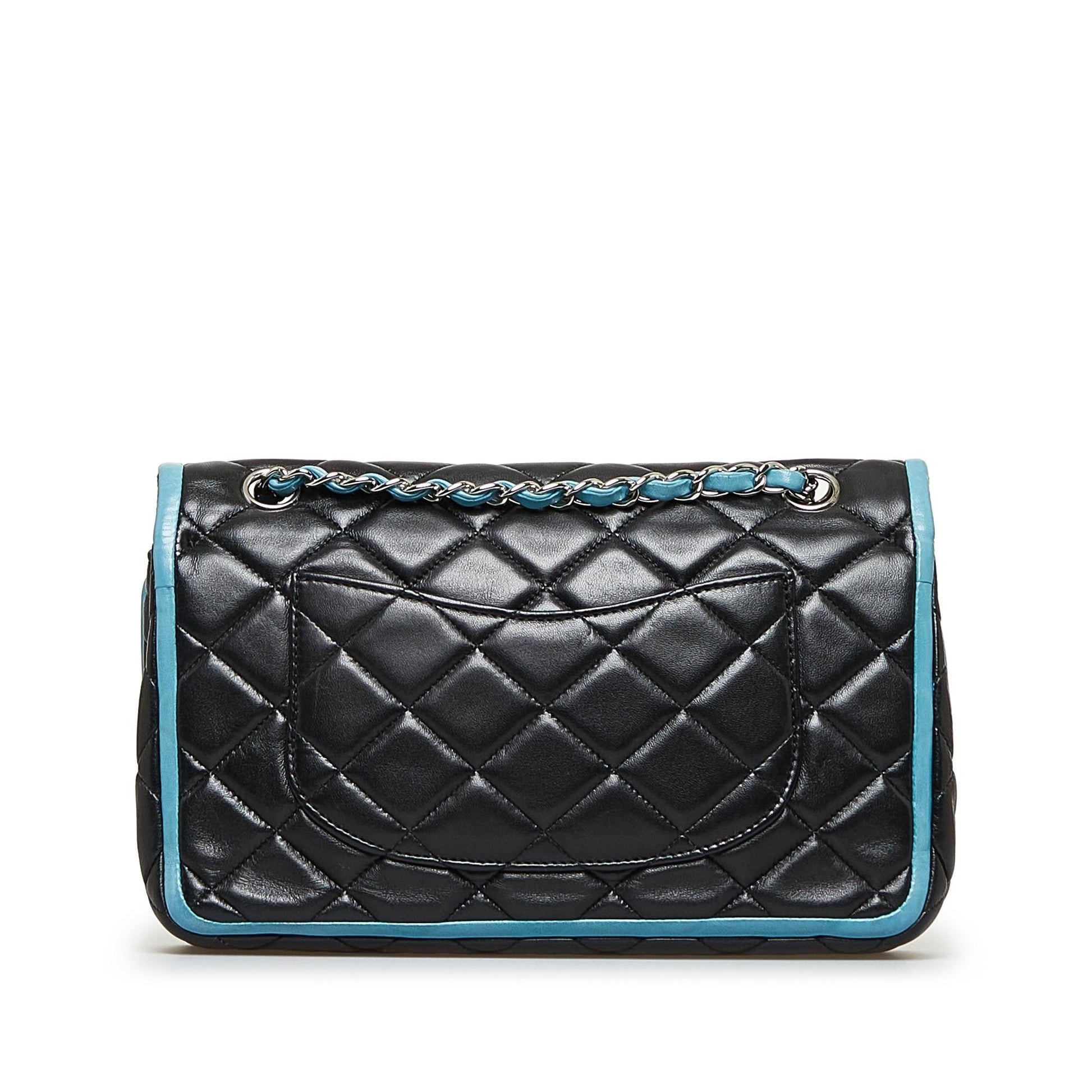 Chanel Classic Lambskin Bicolor Double Flap SHG-8jAZkX Handbag