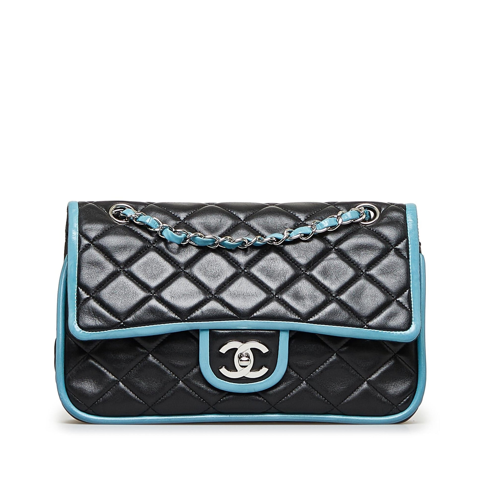 Chanel Classic Lambskin Bicolor Double Flap SHG-8jAZkX Handbag