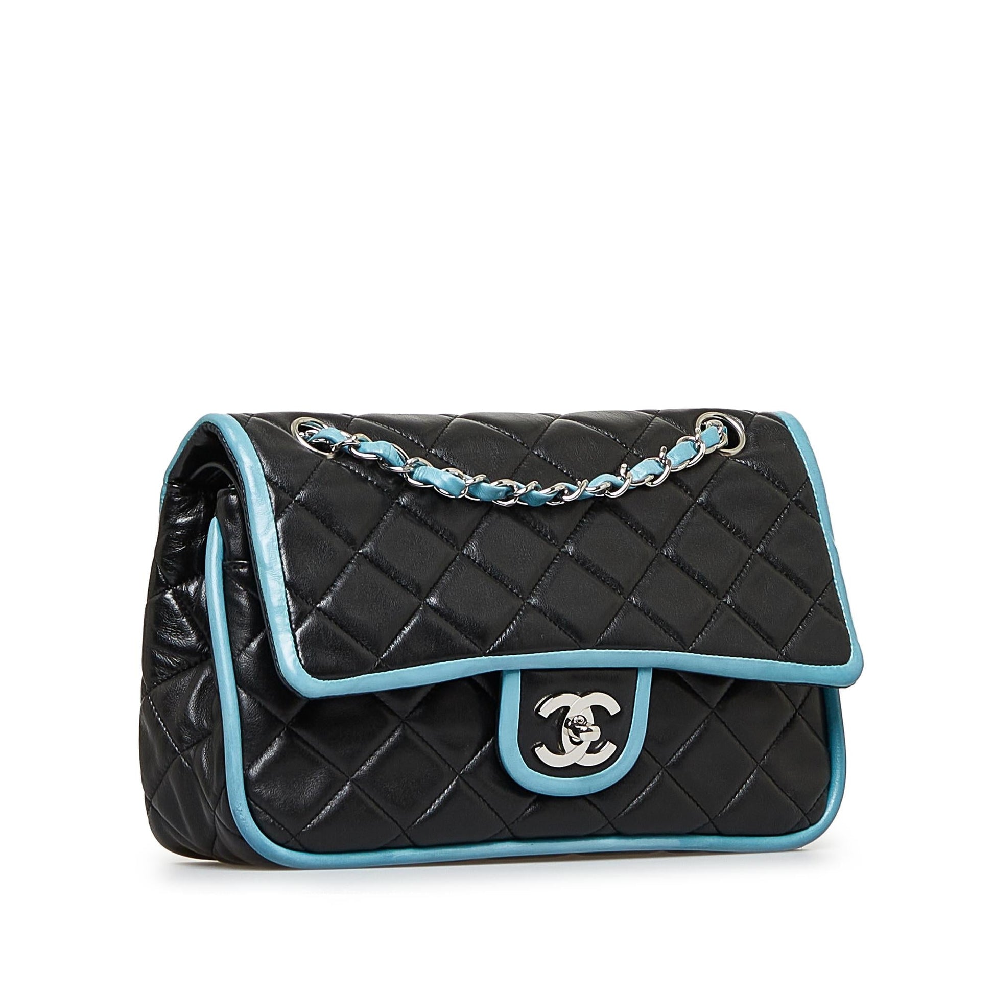 Chanel Classic Lambskin Bicolor Double Flap SHG-8jAZkX Handbag