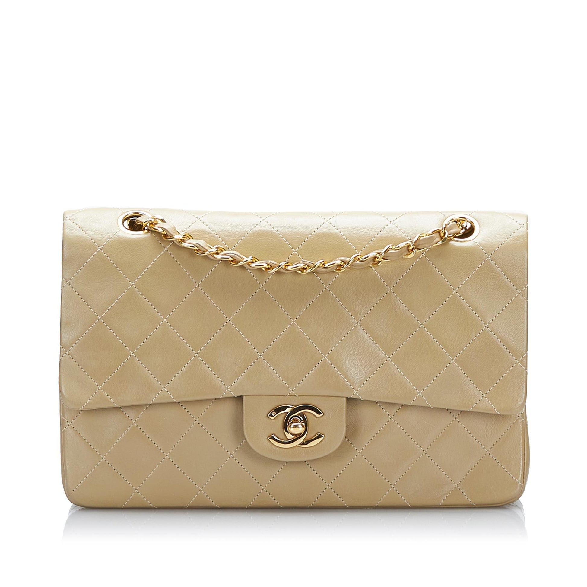 Chanel Classic Lambskin Double Flap SHG-hsVSEO Shoulder Bag