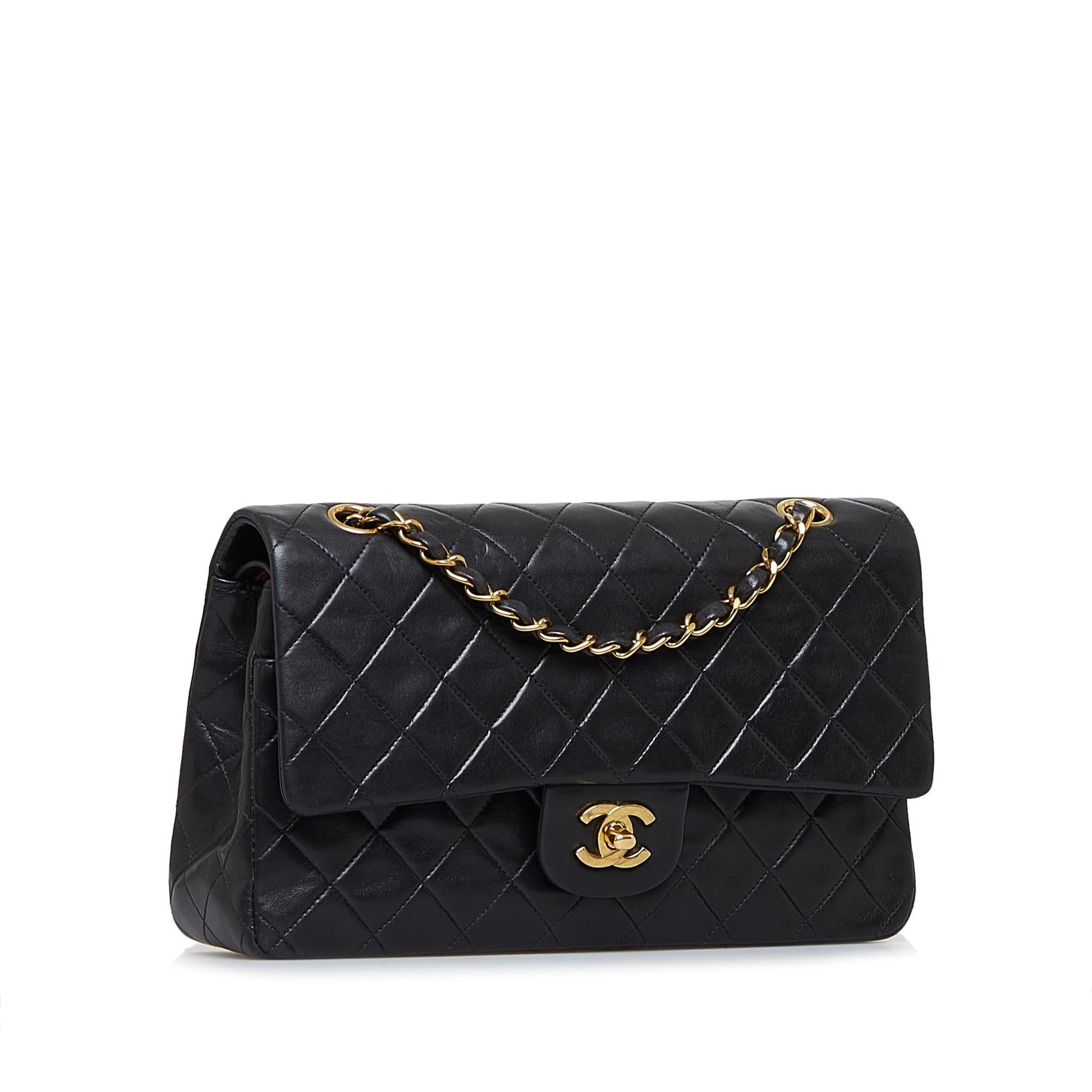 Chanel Classic Lambskin Double Flap SHG-YexE8E Shoulder Bag