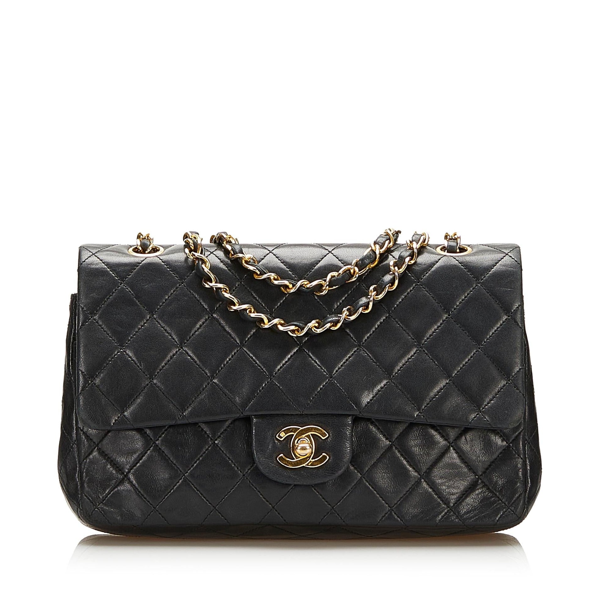 Chanel Classic Lambskin Double Flap SHG Handbag