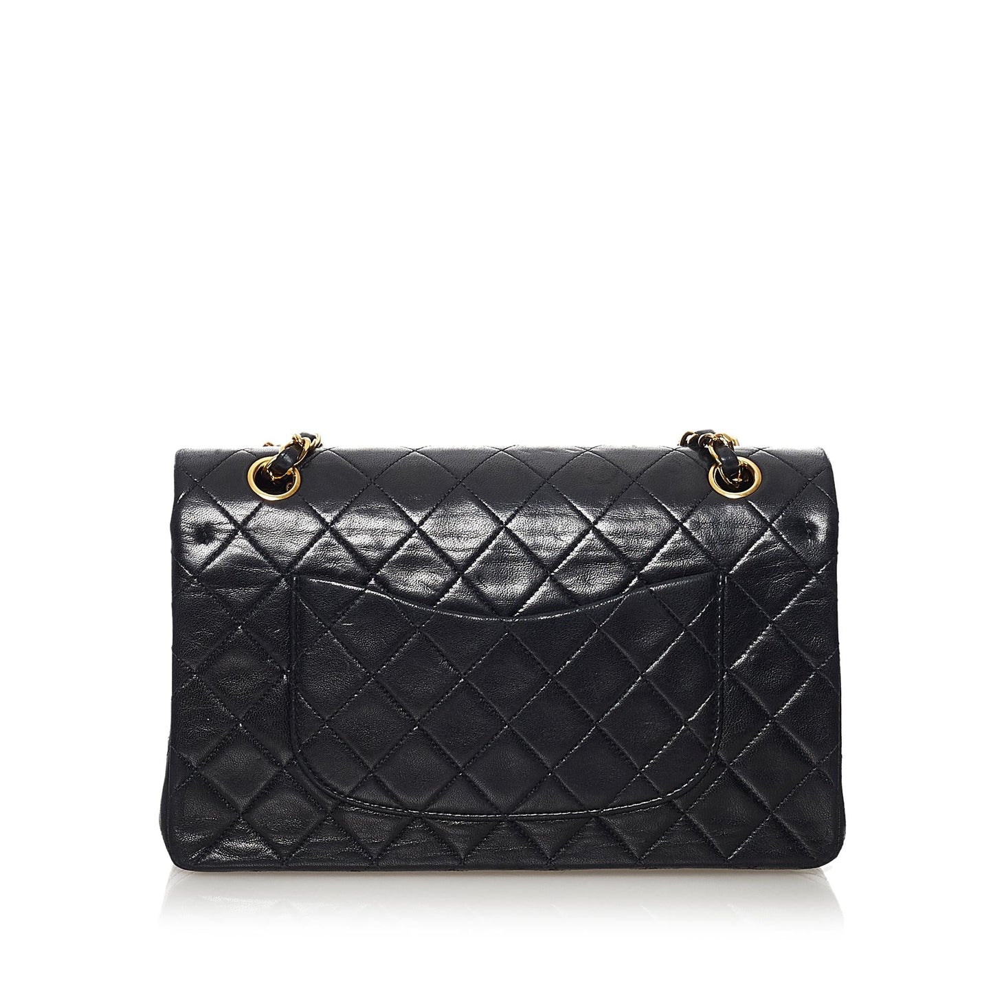 Chanel Classic Lambskin Double Flap SHG Handbag Flap Shg