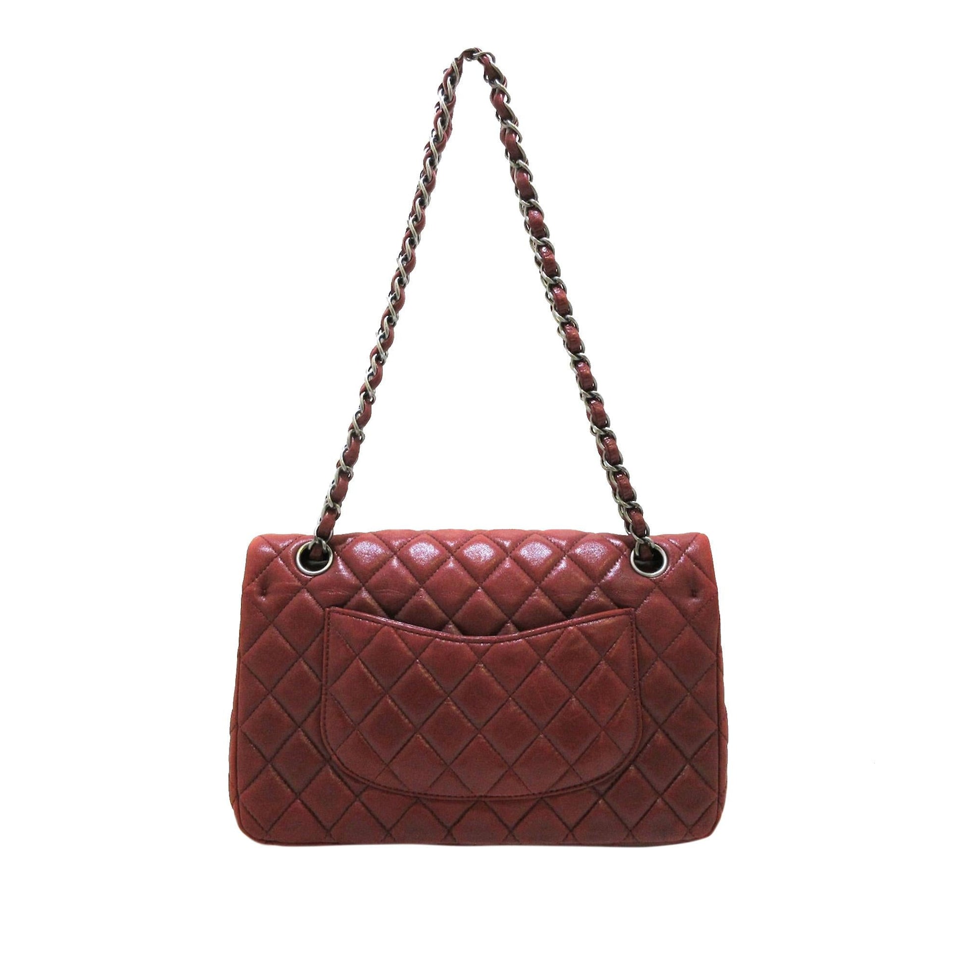 Chanel Classic Lambskin Double Flap SHG Handbag 3
