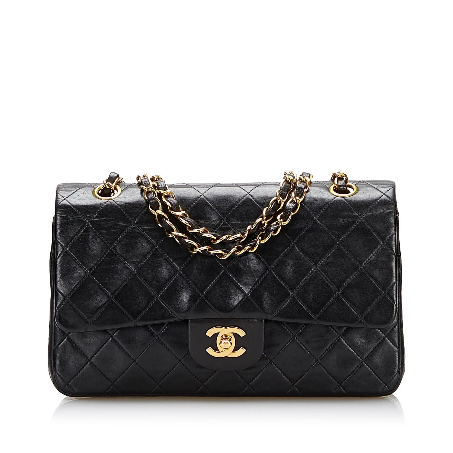 Chanel Classic Lambskin Double Flap SHG Handbag 4