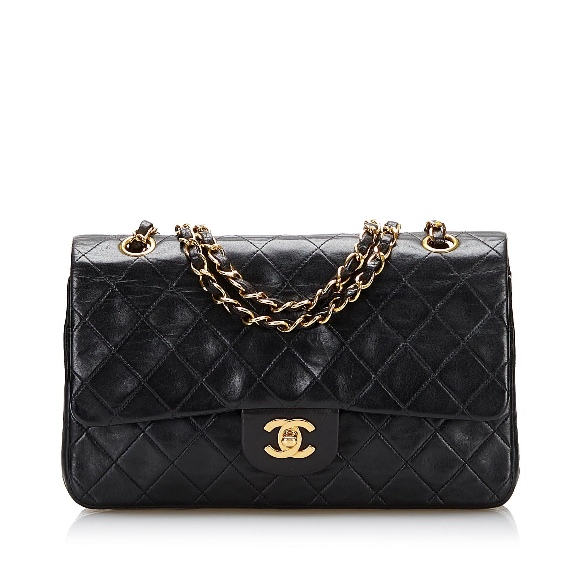 Chanel Classic Lambskin Double Flap SHG Handbag 4
