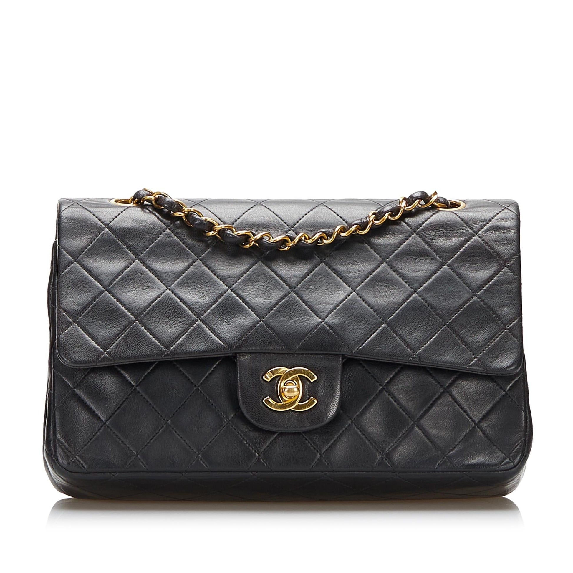 Chanel Classic Lambskin Double Flap SHG-jljyvv Handbag