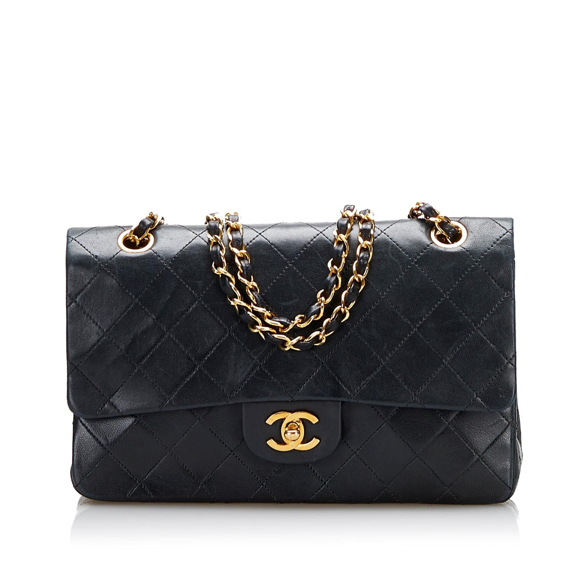 Chanel Classic Lambskin Double Flap SHG-YOEFpa Handbag