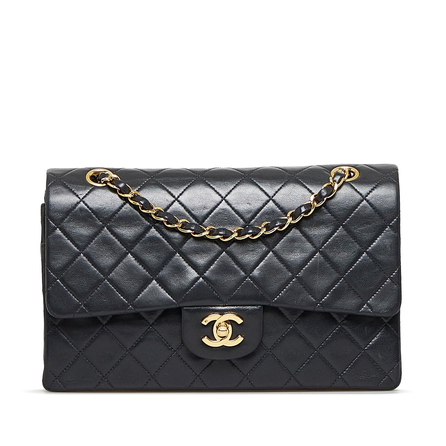 Chanel Classic Lambskin Double Flap SHG-Pl8ClU Handbag