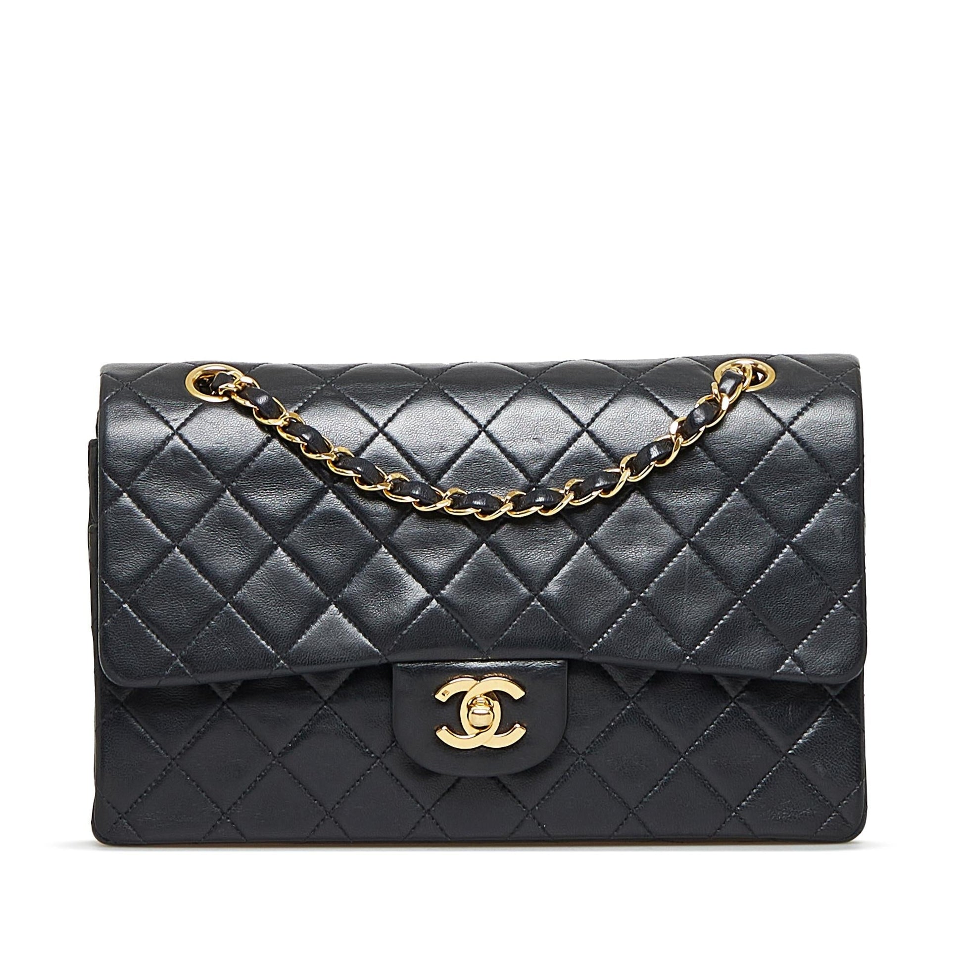 Chanel Classic Lambskin Double Flap SHG-Pl8ClU Handbag