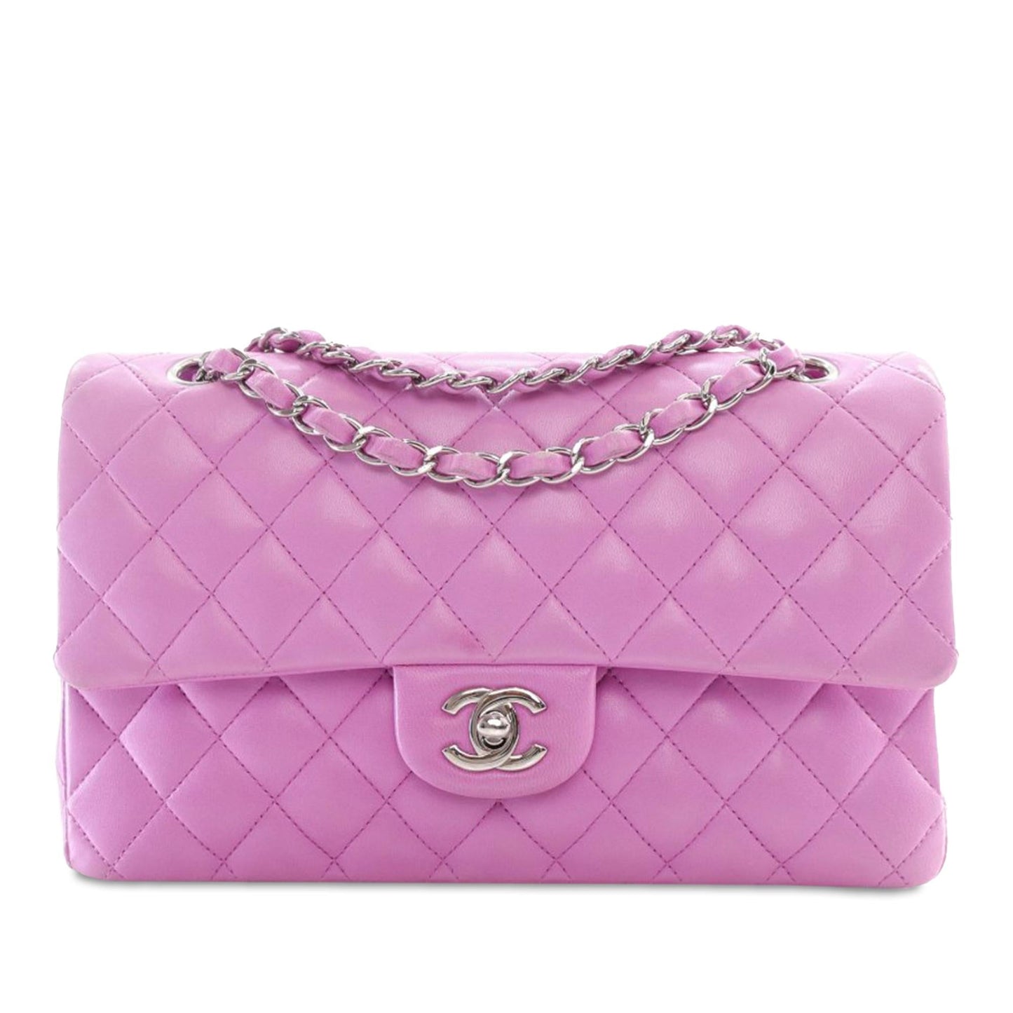 Chanel Classic Lambskin Double Flap SHG-JP2fgW Handbag