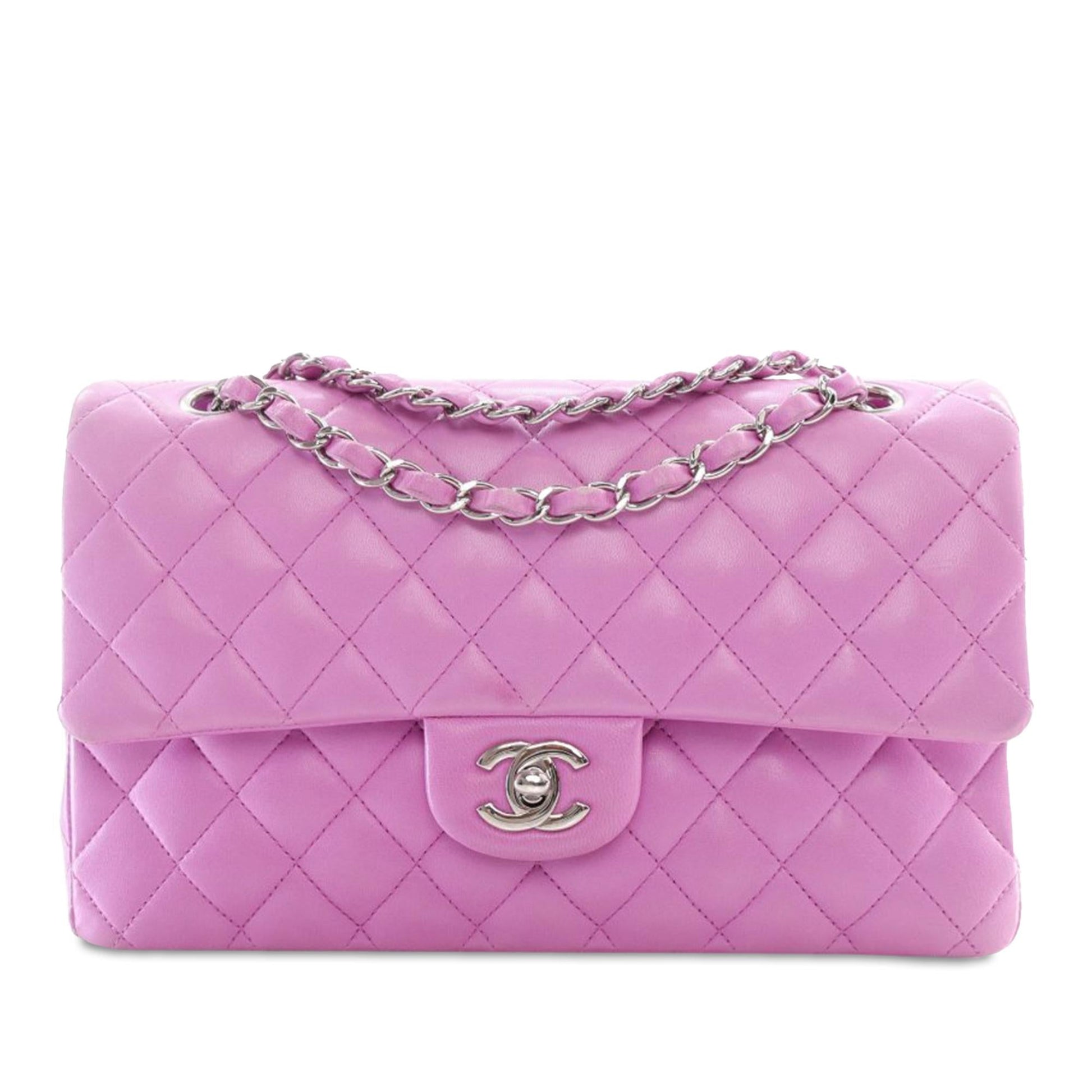 Chanel Classic Lambskin Double Flap SHG-JP2fgW Handbag