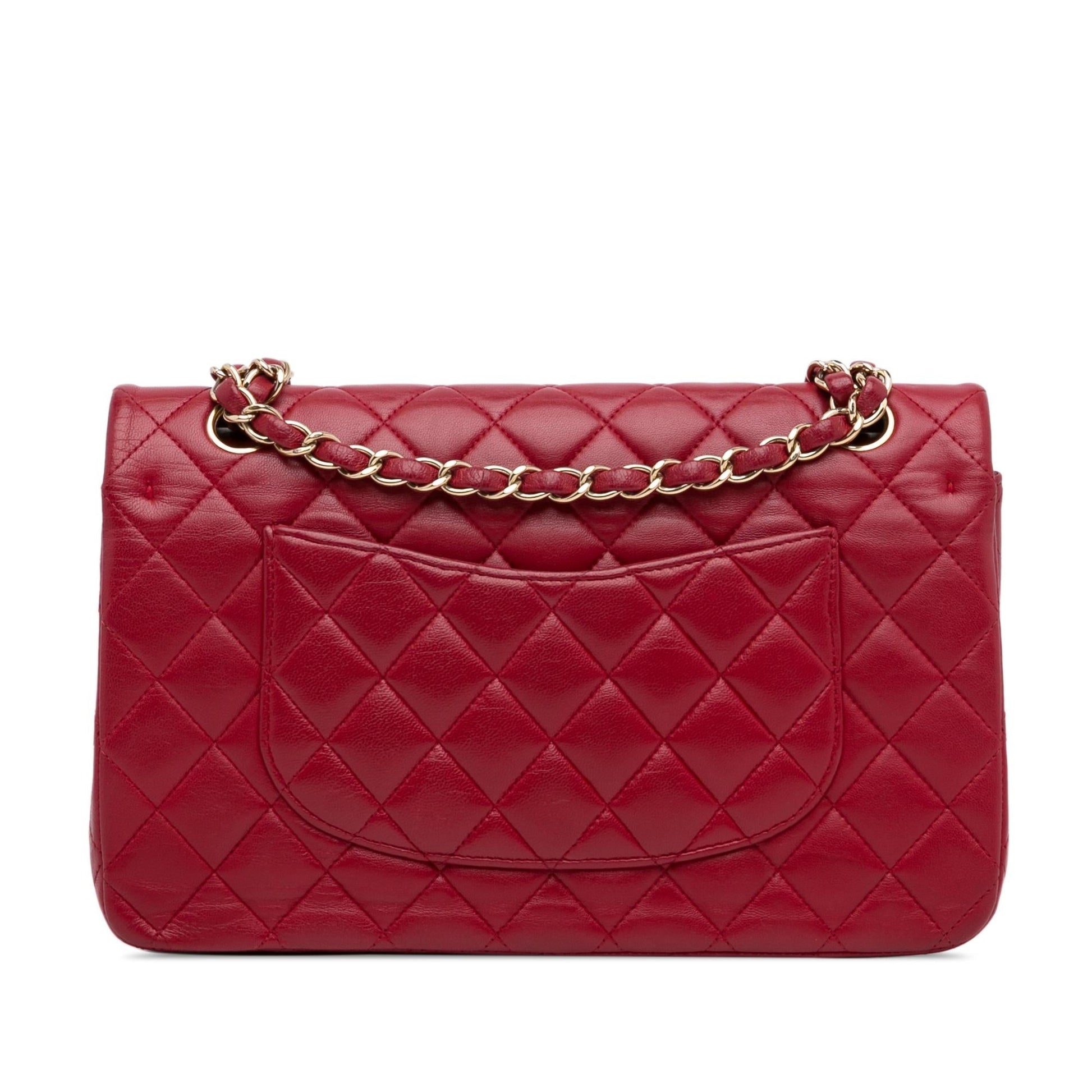 Chanel Classic Lambskin Double Flap SHG-VyY1OR Handbag