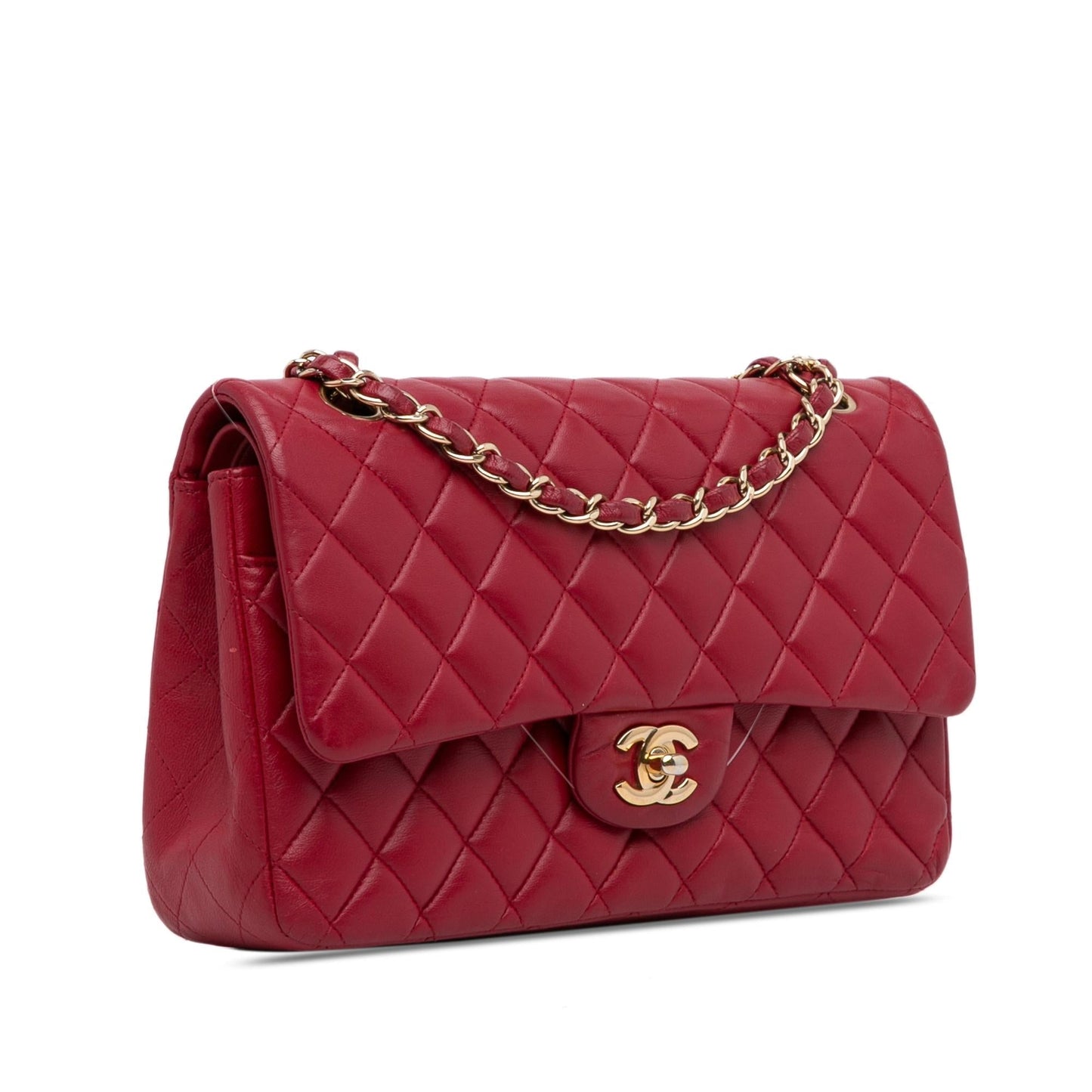 Chanel Classic Lambskin Double Flap SHG-VyY1OR Handbag